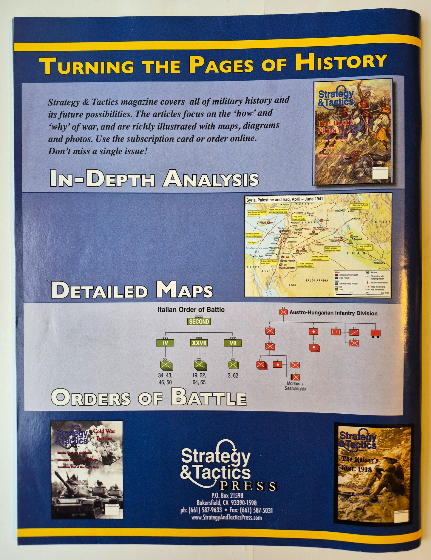 The Strategy & Tactics of World War II: World at War Number 9 (Very good, December/January 2010)
