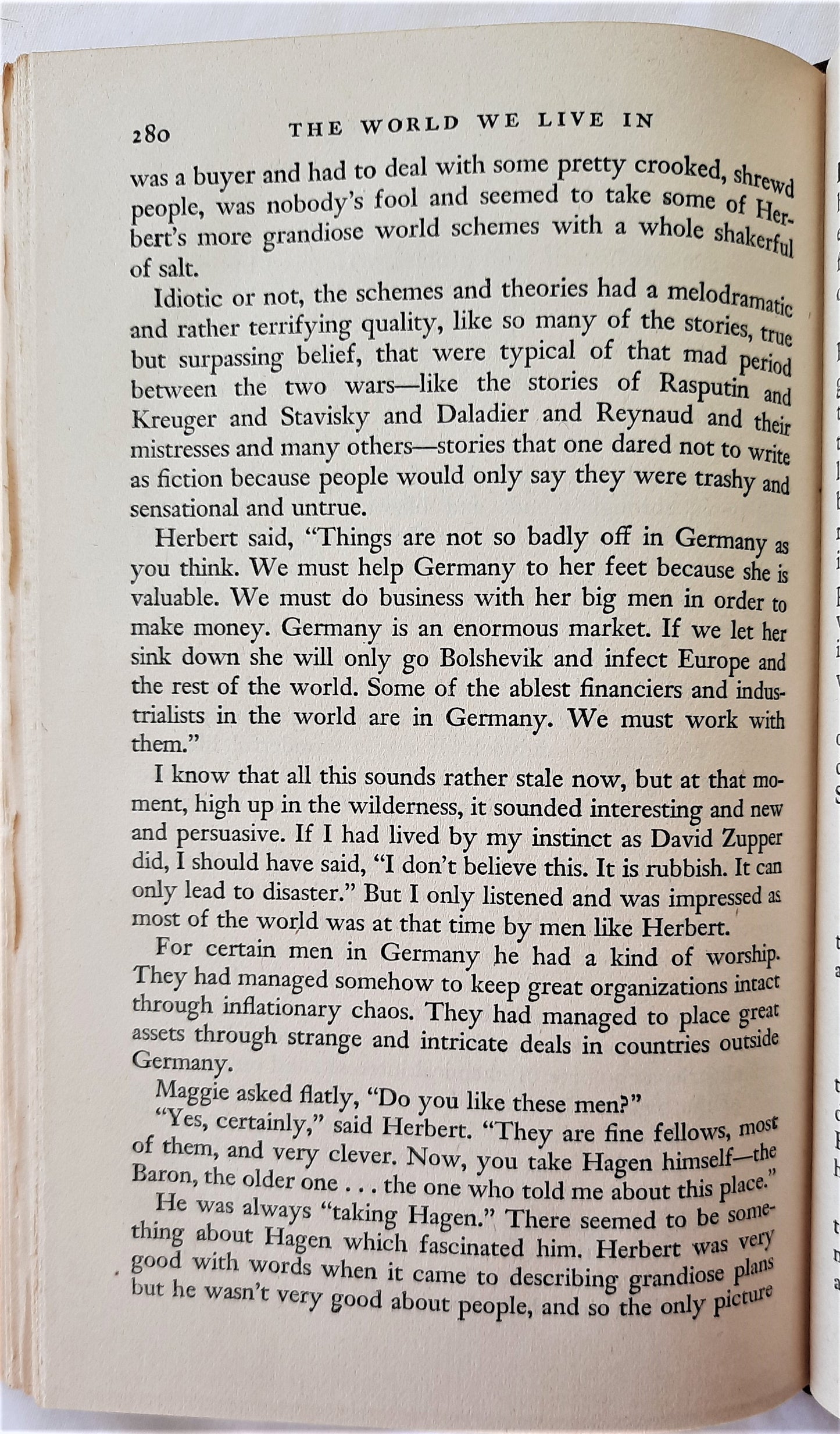The World We Live In by Louis Bromfield (Very good, 1944, HC, 339 pages, Blakiston Co.)