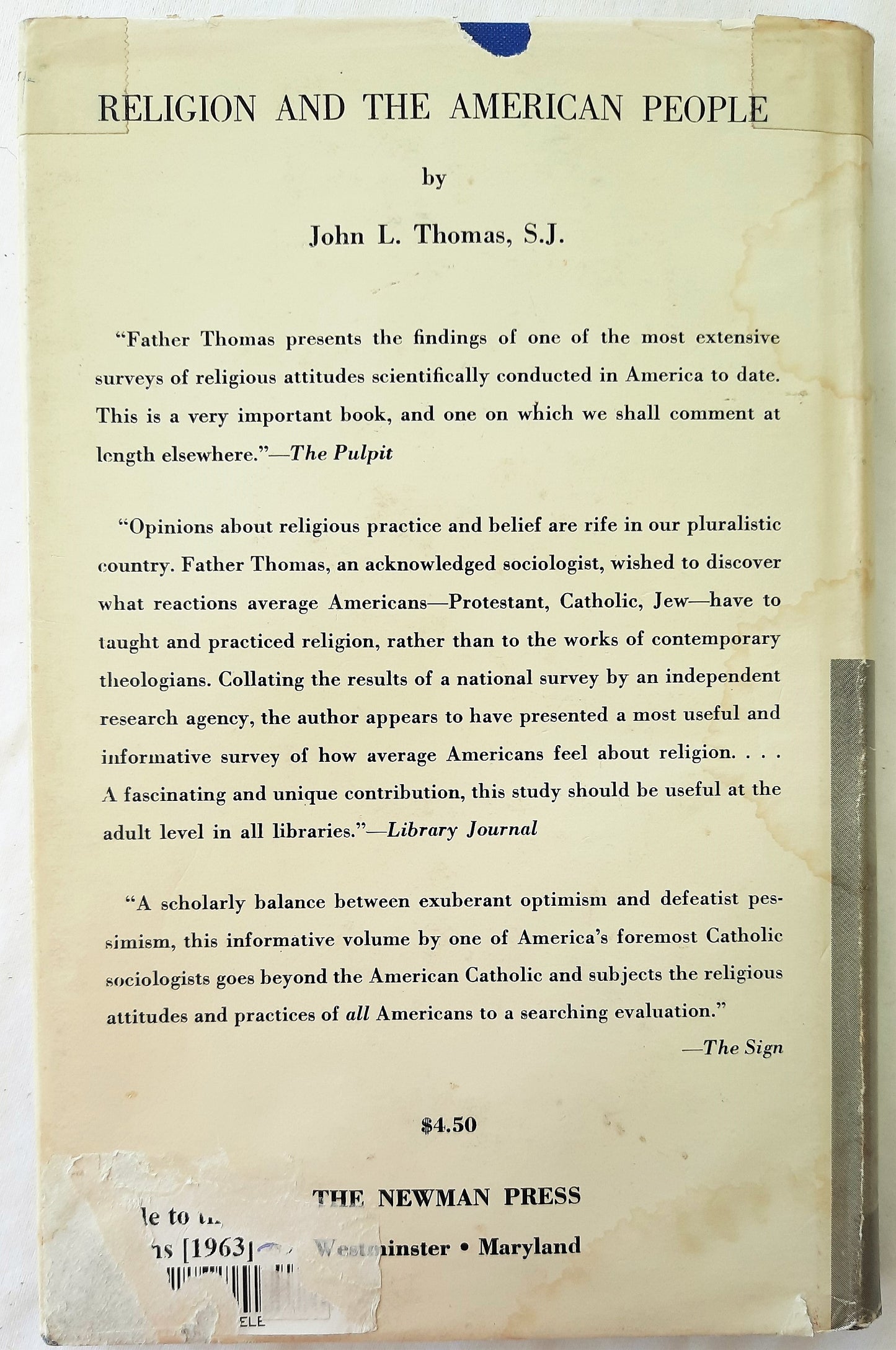 A Guide to the Kingdom by Aloysius Mullins, O.P. (Very good, HC, 1963, 139 pages, The Newman Press)
