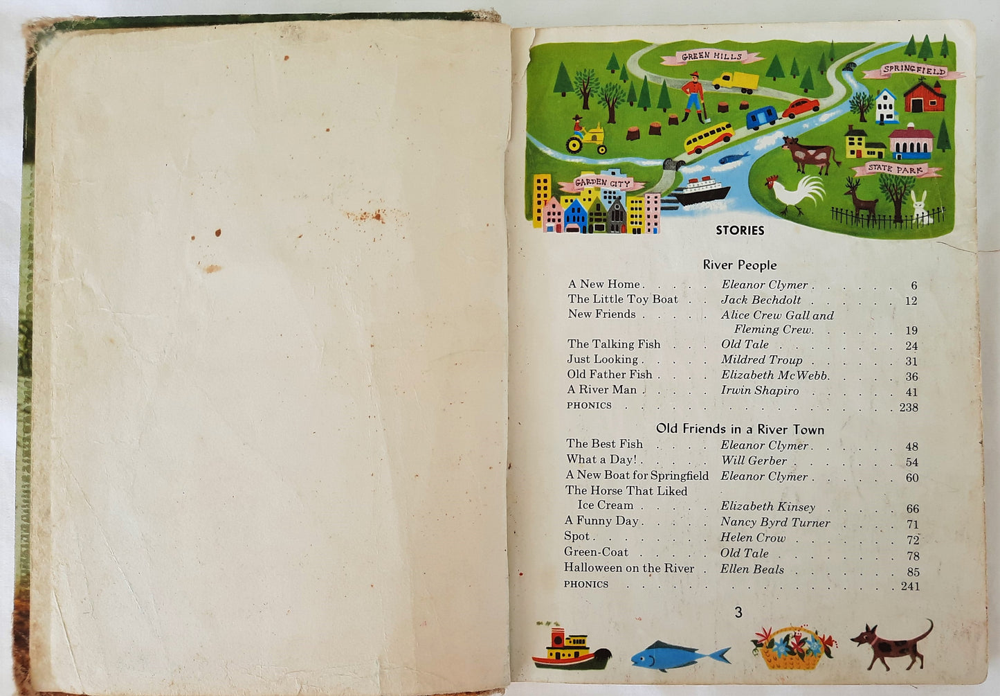 The ABC Down Singing River 2nd Ed. by Emmett Betts (Acceptable, 1958, HC, 256 pages, American Book Company)