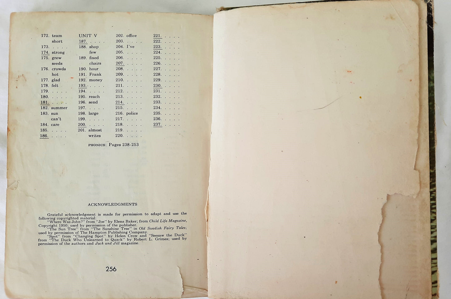 The ABC Down Singing River 2nd Ed. by Emmett Betts (Acceptable, 1958, HC, 256 pages, American Book Company)