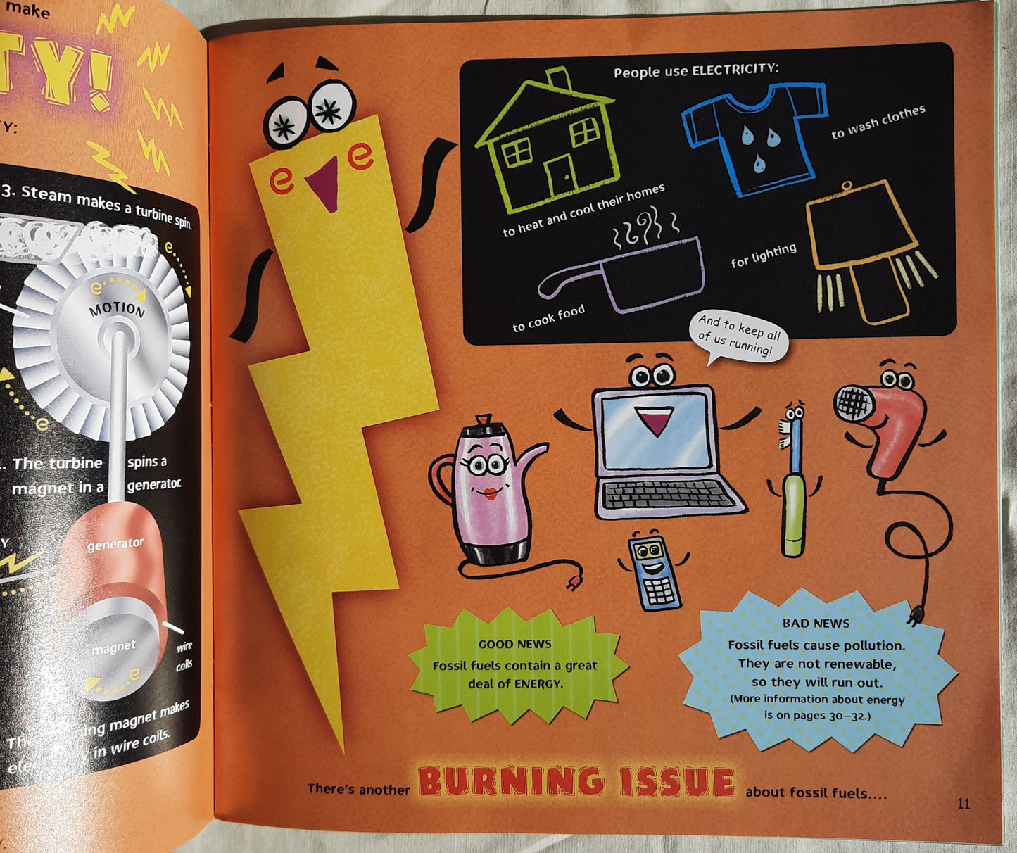 The Shocking Truth About Energy by Loreen Leedy (Like New, 2010, Pbk, Scholastic, 32 pages)