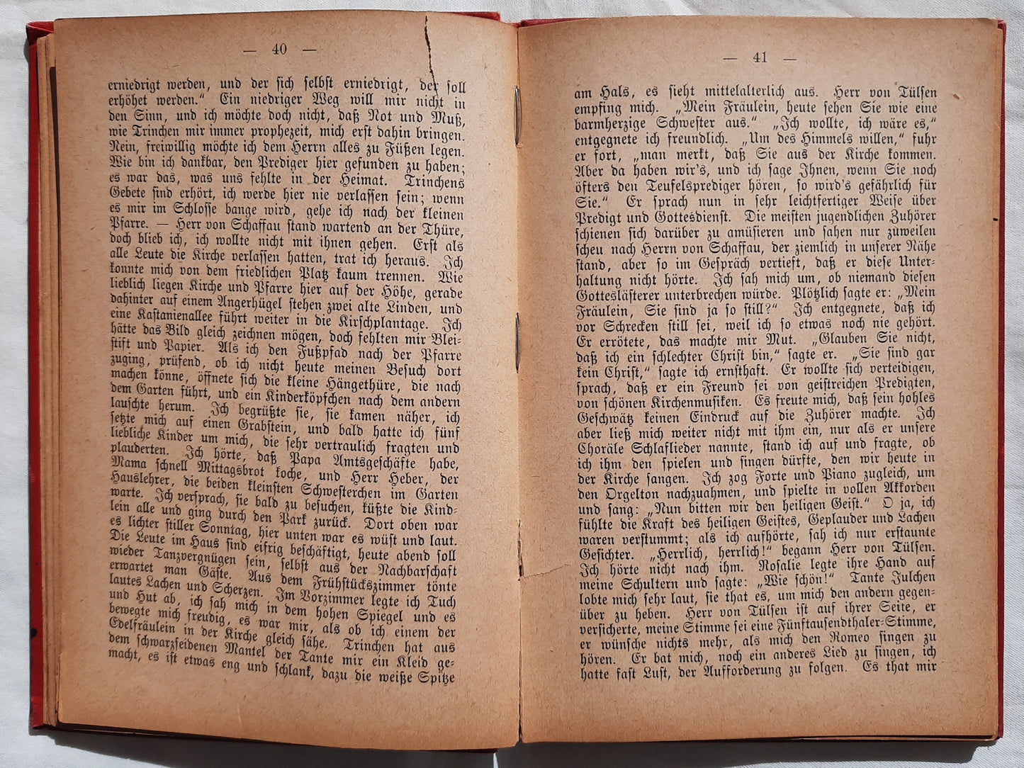 Universalbibliothek ur Die Jugend: Tagebuch eines armen frauleins by Marie Nathusius (Acceptable, 1900, HC, Stuttgart)
