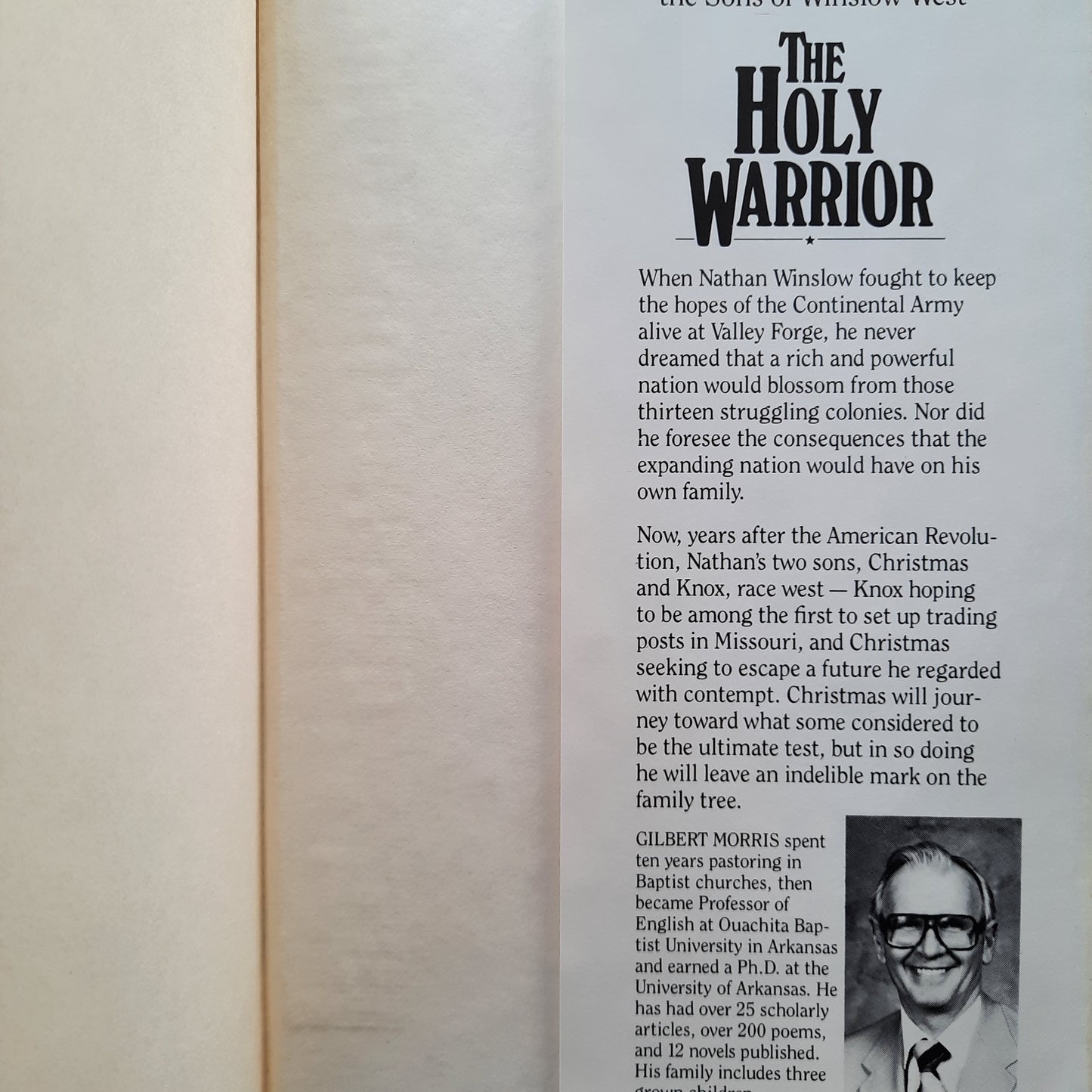 The Saintly Buccaneer/The Holy Warrior by Gilbert Morris (Good, 1989, HC, 583 pgs)