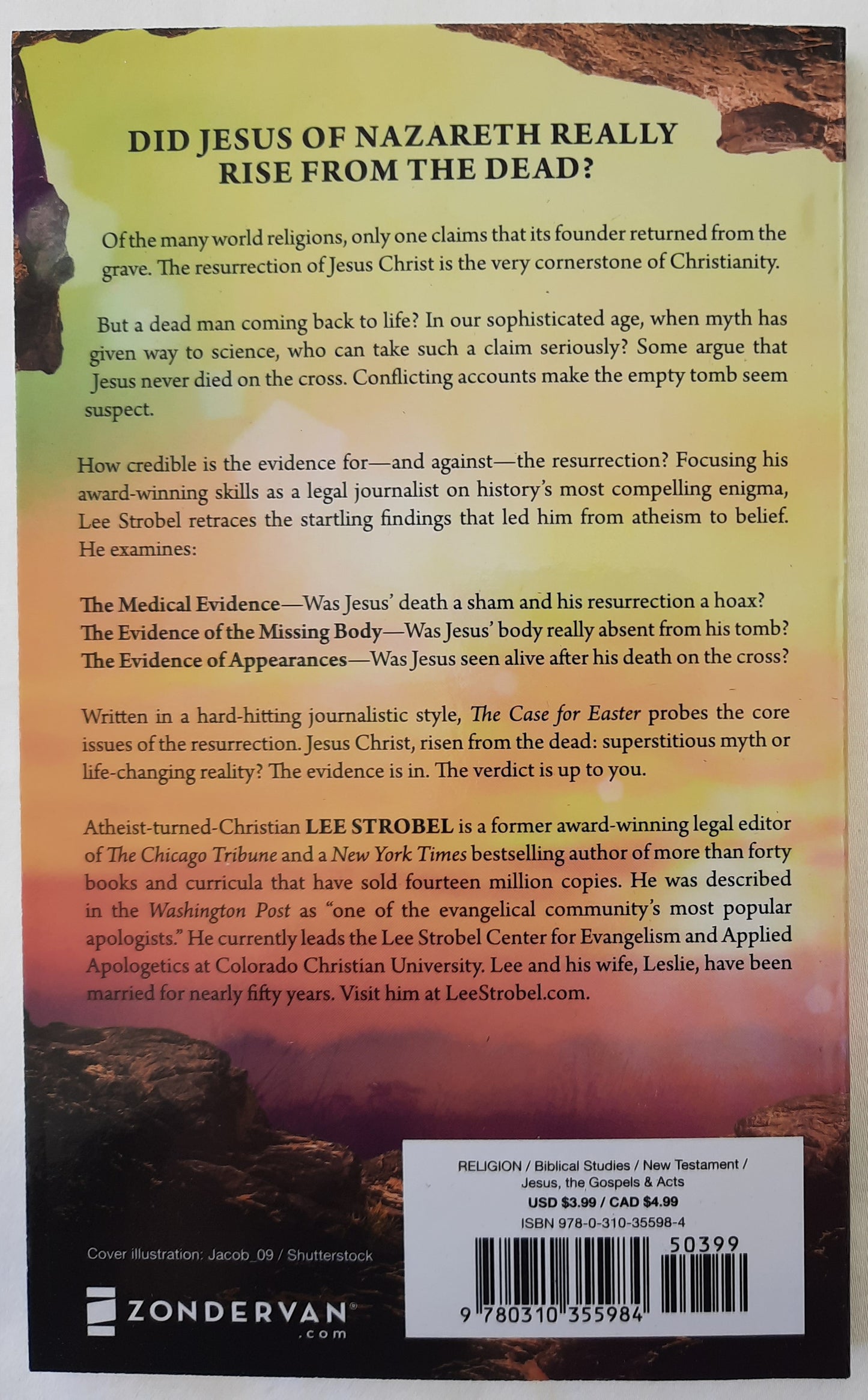 The Case For Easter: A Journalist Investigates Evidence for the Resurrection by Lee Strobel (New, 2018, Pbk, 95 pages, Zondervan)