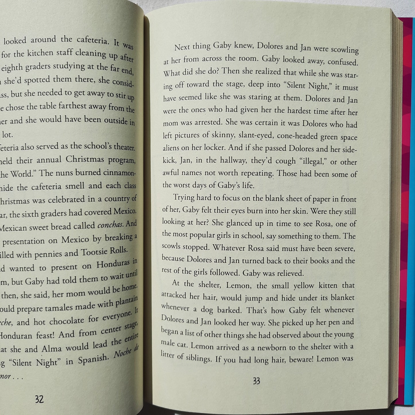 Gaby, Lost and Found by Angela Cervantes (Very good, 2013, HC, 220 pages, Scholastic)