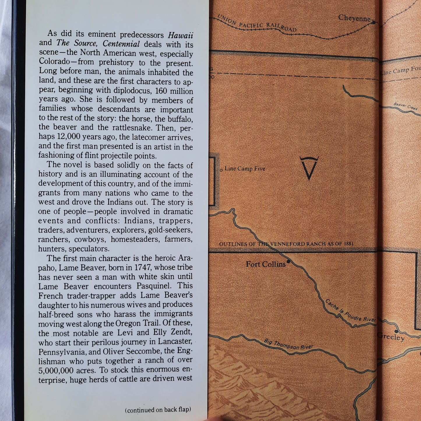 Centennial by James A. Michener (Very good, HC, 1974, Random House, 909 pages)