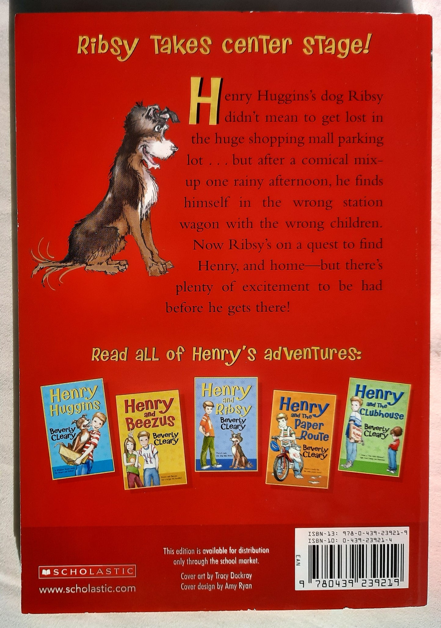 Ribsy by Beverly Cleary (New, 2000, Pbk, 192 pages, Scholastic)
