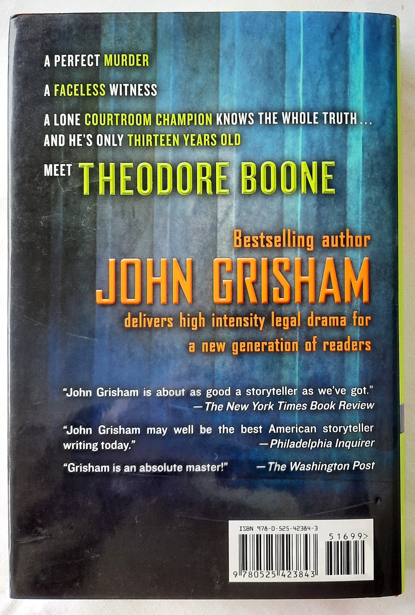 Theodore Boone: Kid Lawyer by John Grisham (Very Good, 2010, HC, 263 pgs, Dutton)