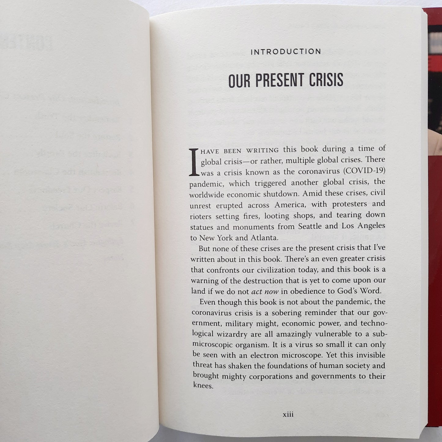 Hope for This Present Crisis: The Seven-Step Path to Restoring a World Gone Mad by Michael Youssef (New, 2021, HC, 188 pages, Front Line)