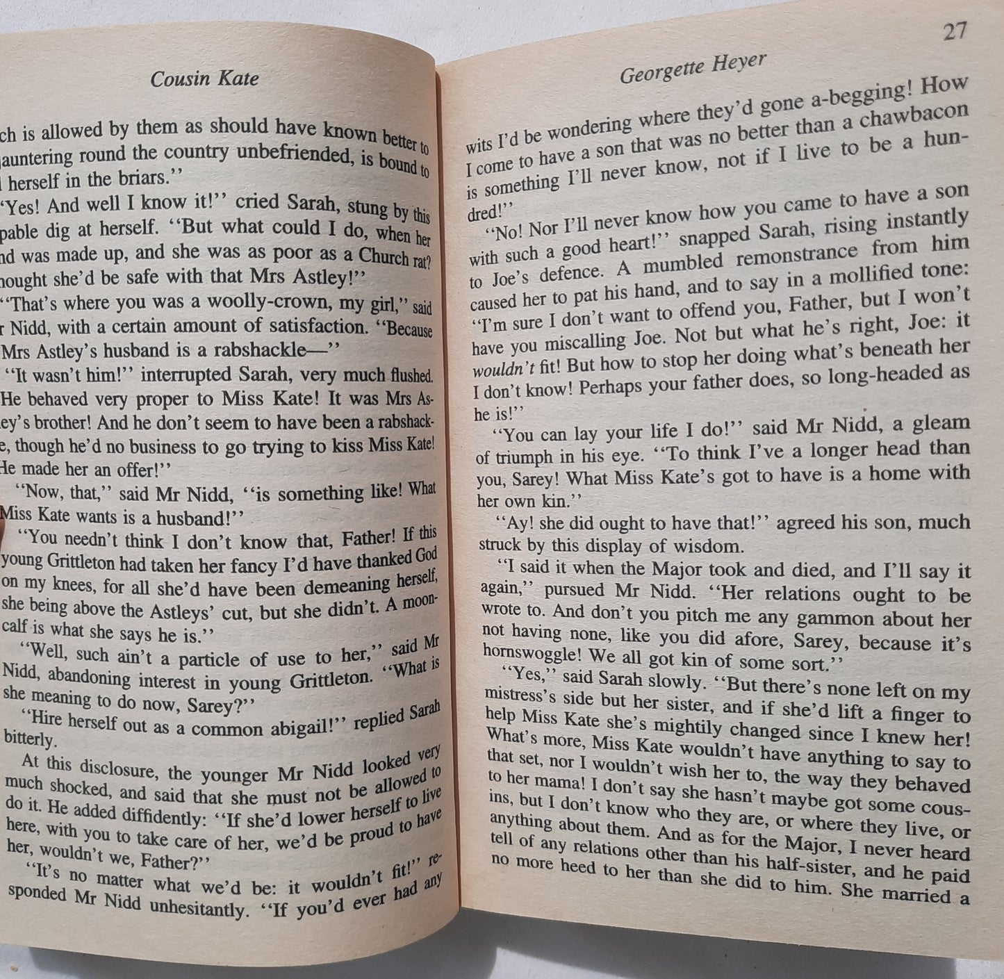 Cousin Kate by Georgette Heyer (Good, 2000, Pbk, 403 pages, Harlequin)