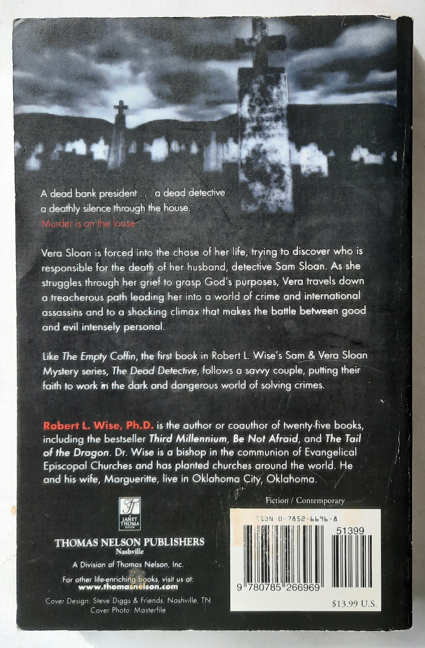 The Dead Detective by Robert L. Wise (A Sam & Vera Sloan Mystery, Good, 2002, Pbk, 287 pages, Thomas Nelson)
