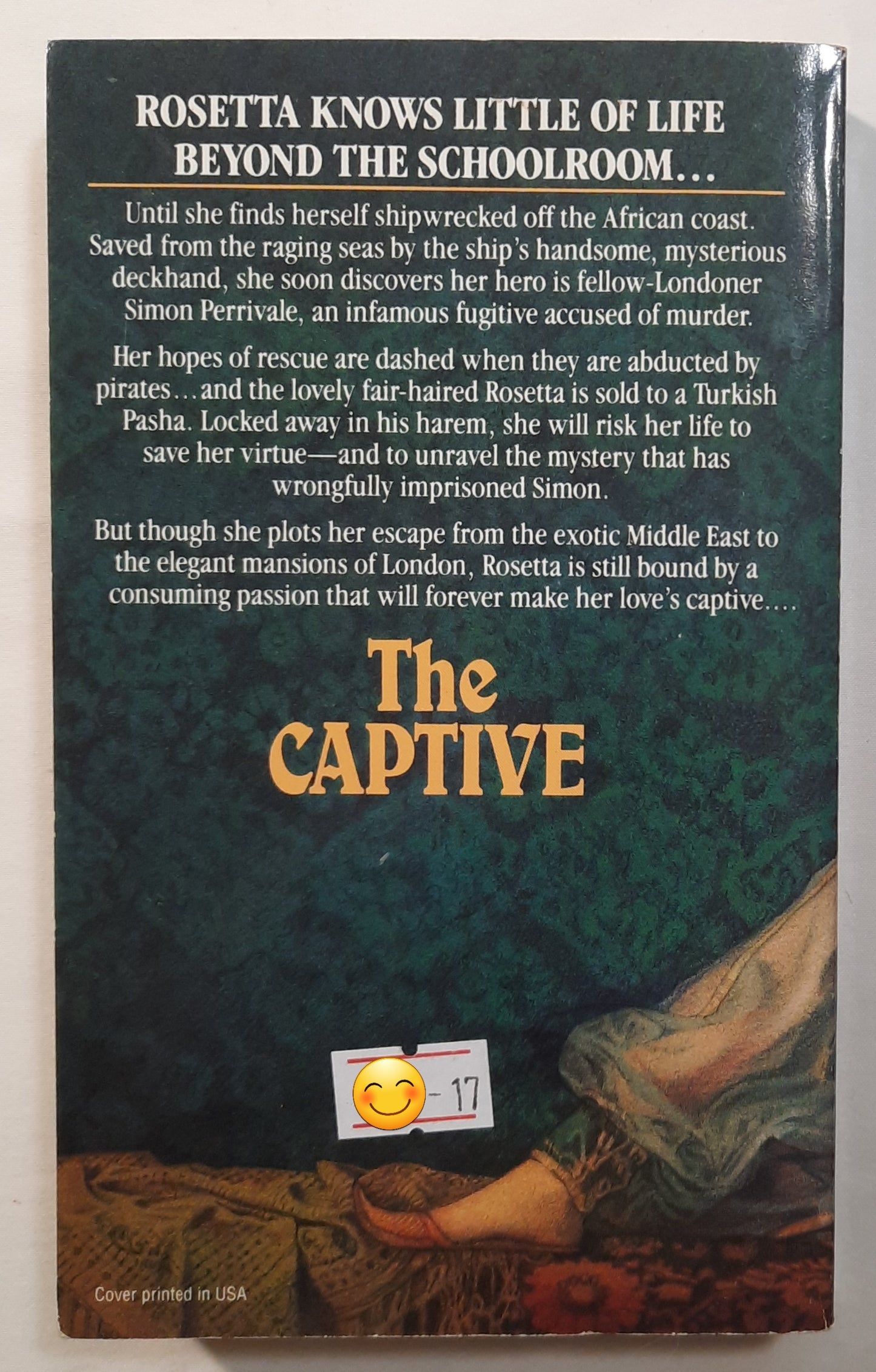 The Captive by Victoria Holt (Very good, 1989, Pbk, 341 pages, Fawcett Crest)