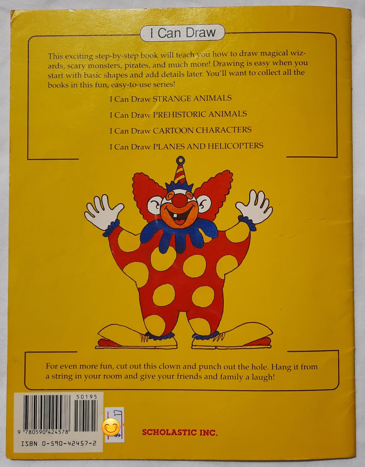 I Can Draw: Cartoon Characters by Jeff Nelson (Good, 1989, Pbk, 32 pages, Scholastic)