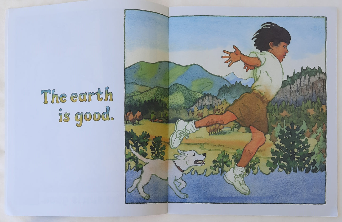 The Earth is Good: A Chant in Praise of Nature by Michael DeMunn (Good, 2000, Pbk, 32 pages, Scholastic)