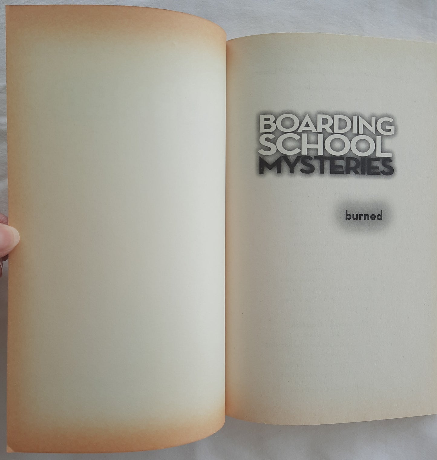 Boarding School Mysteries: Burned by Kristi Hall (FaithGirlz, New, 2011, Pbk, 122 pages, Zonderkidz)