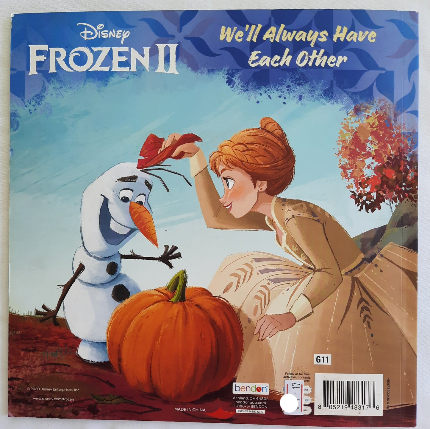 Disney Frozen II: We'll Always Have Each Other by John Edwards (Good, 2020, Pbk, 24 pages, Bendon)
