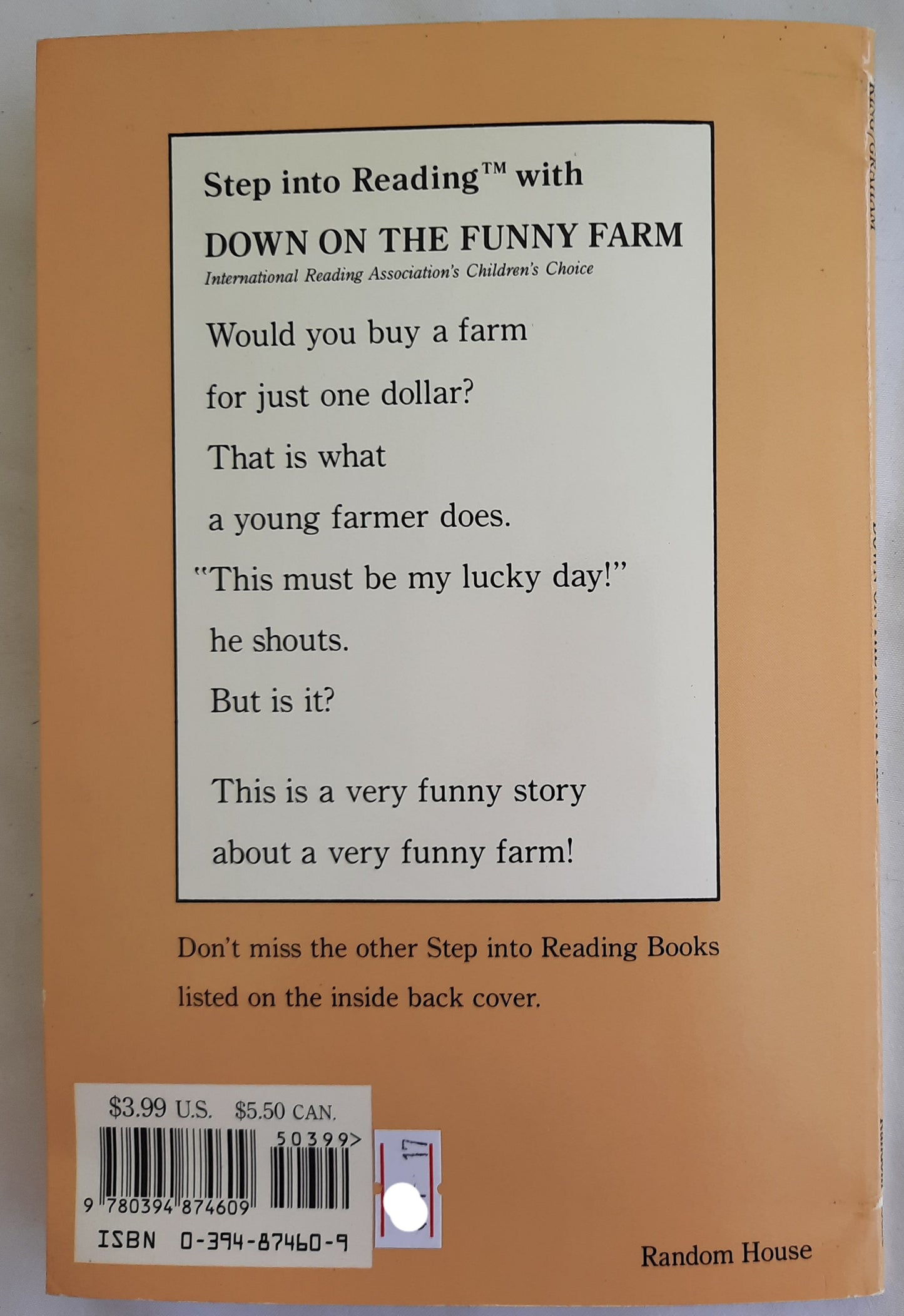 Down on the Funny Farm by P. E. King (Good, 1986, Pbk, 48 pages, Random House)