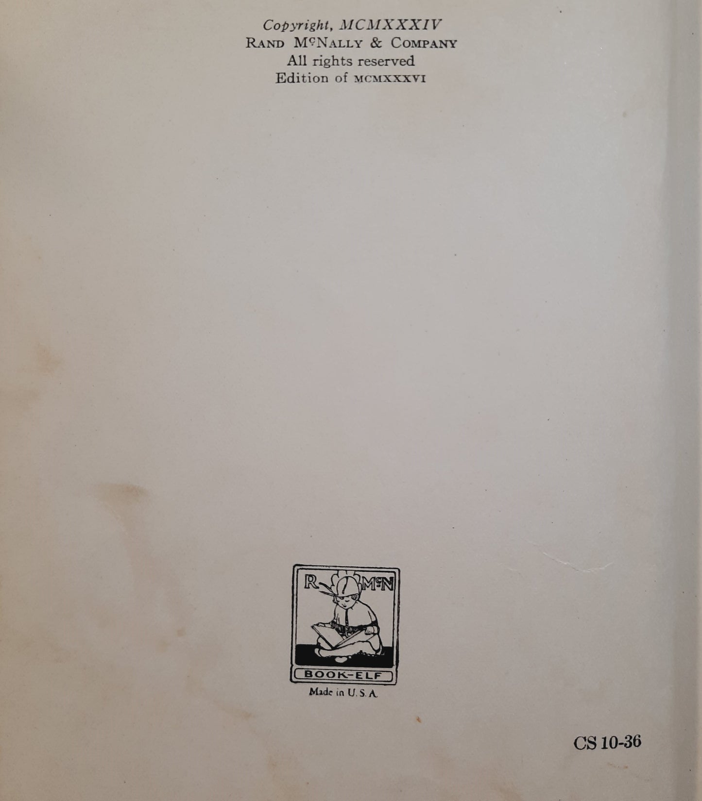 Peter Rabbit with Henny Penny & Puss-in-Boots by Rand McNally & Co. (Acceptable, 1936, HC, 64 pages)
