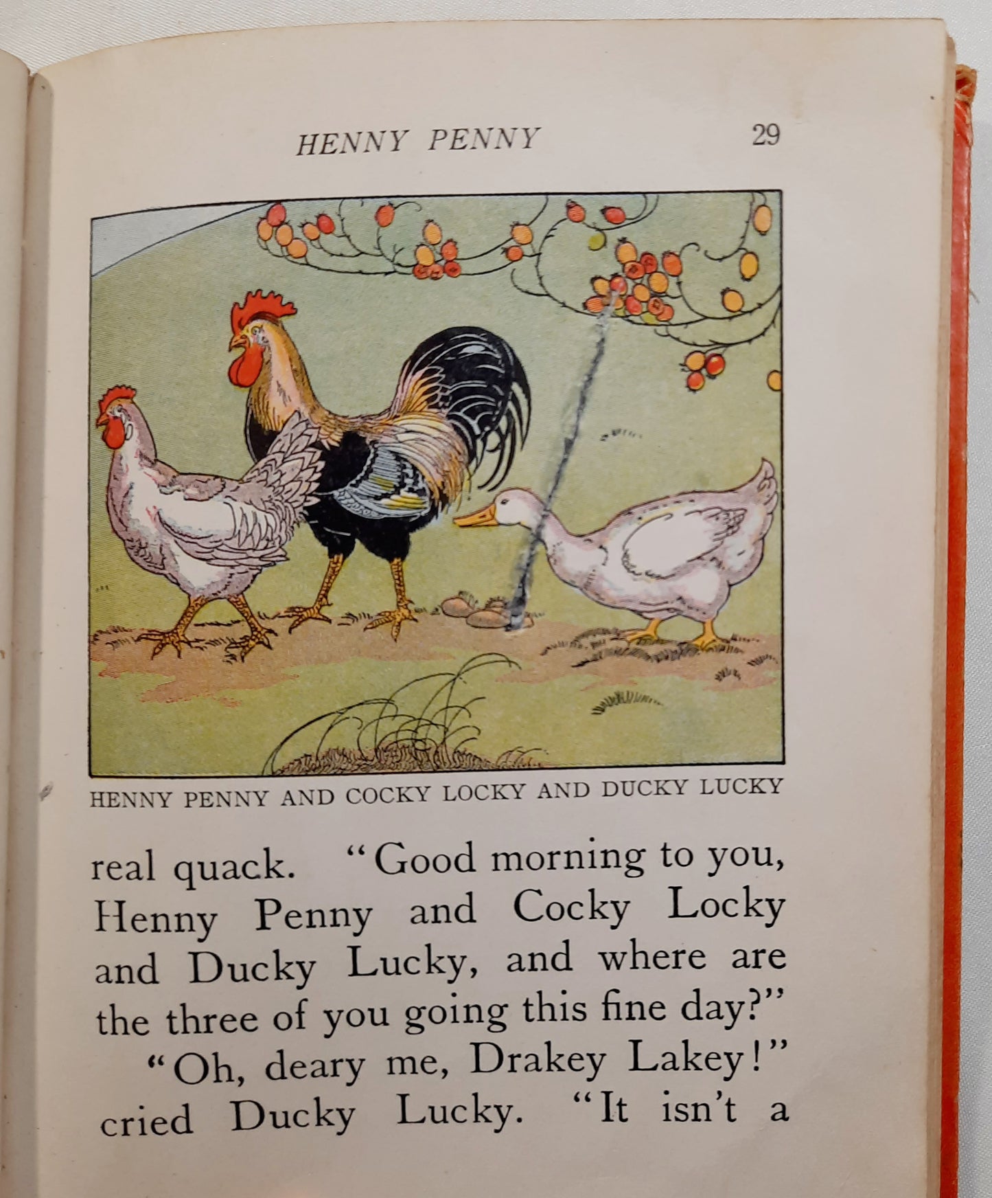 Peter Rabbit with Henny Penny & Puss-in-Boots by Rand McNally & Co. (Acceptable, 1936, HC, 64 pages)