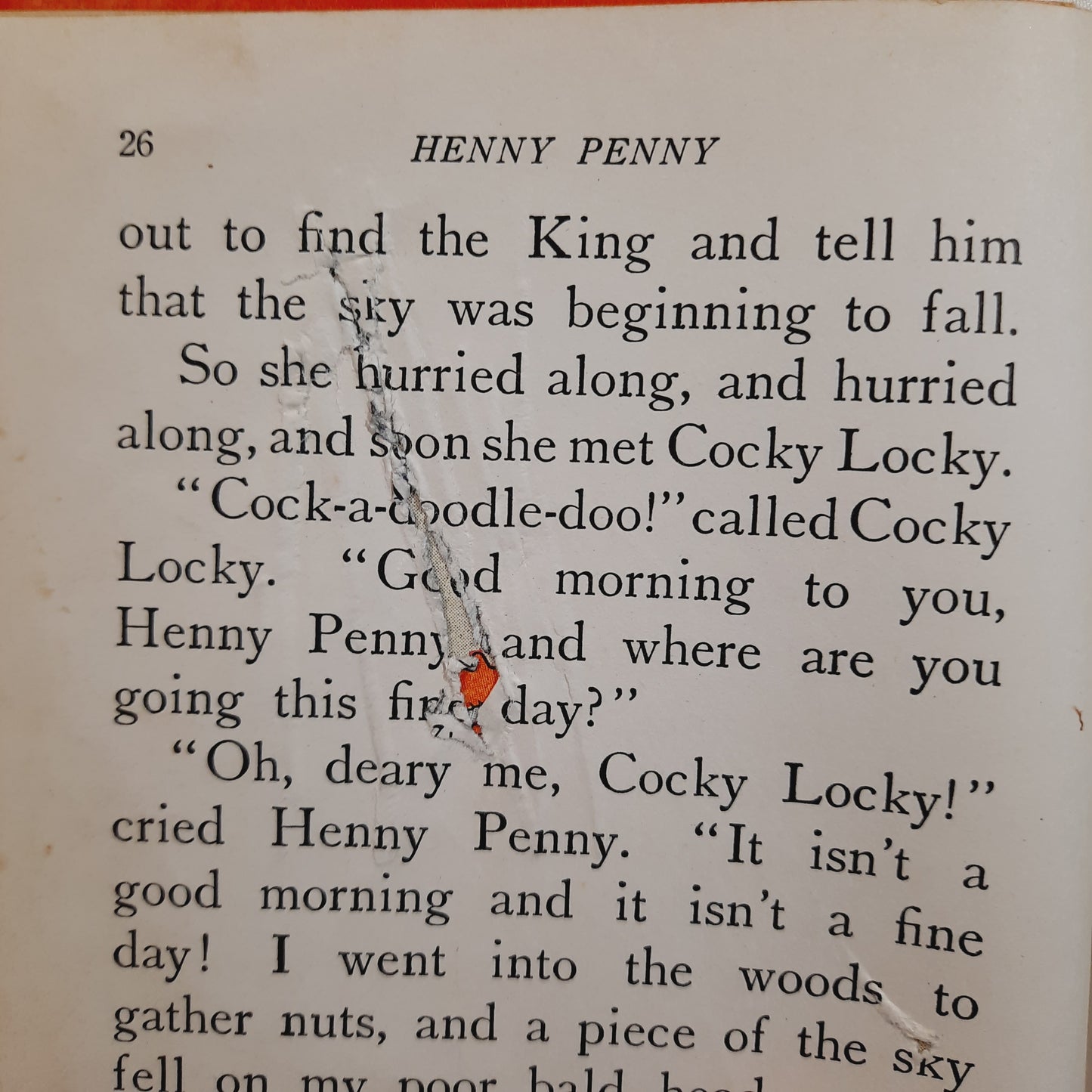 Peter Rabbit with Henny Penny & Puss-in-Boots by Rand McNally & Co. (Acceptable, 1936, HC, 64 pages)