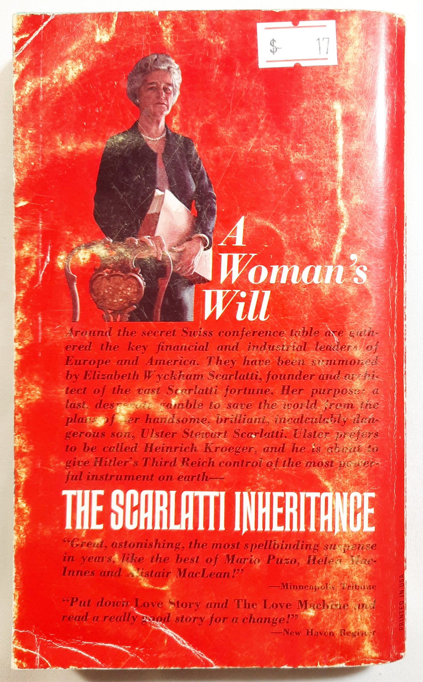 The Scarlatti Inheritance by Robert Ludlum (Good, 1972, Pbk, 354 pages, Dell)
