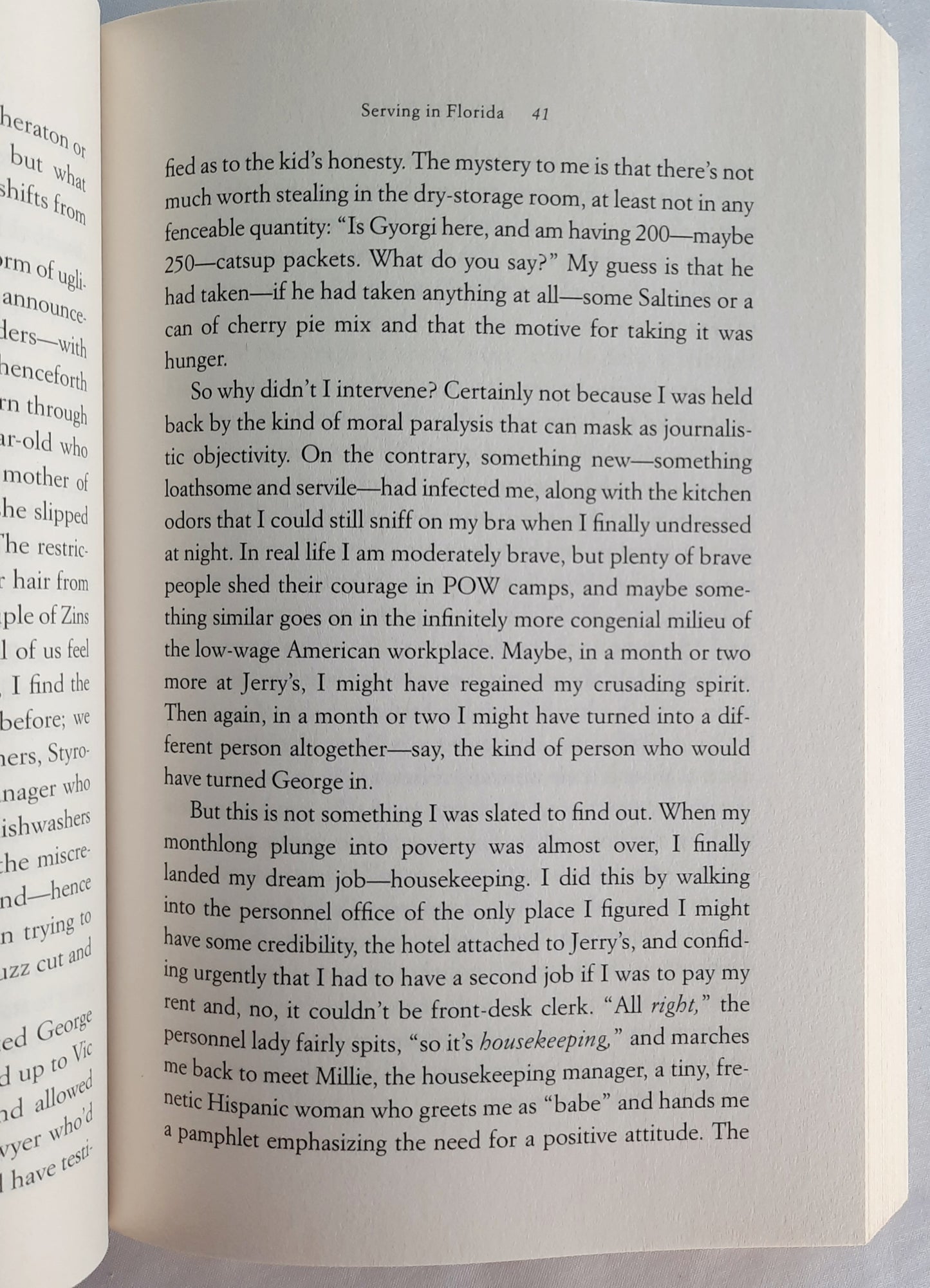 Nickel and Dimed: On (Not) Getting By in America by Barbara Ehrenreich (Very Good, 2011, Pbk, 244 pages, Picador)
