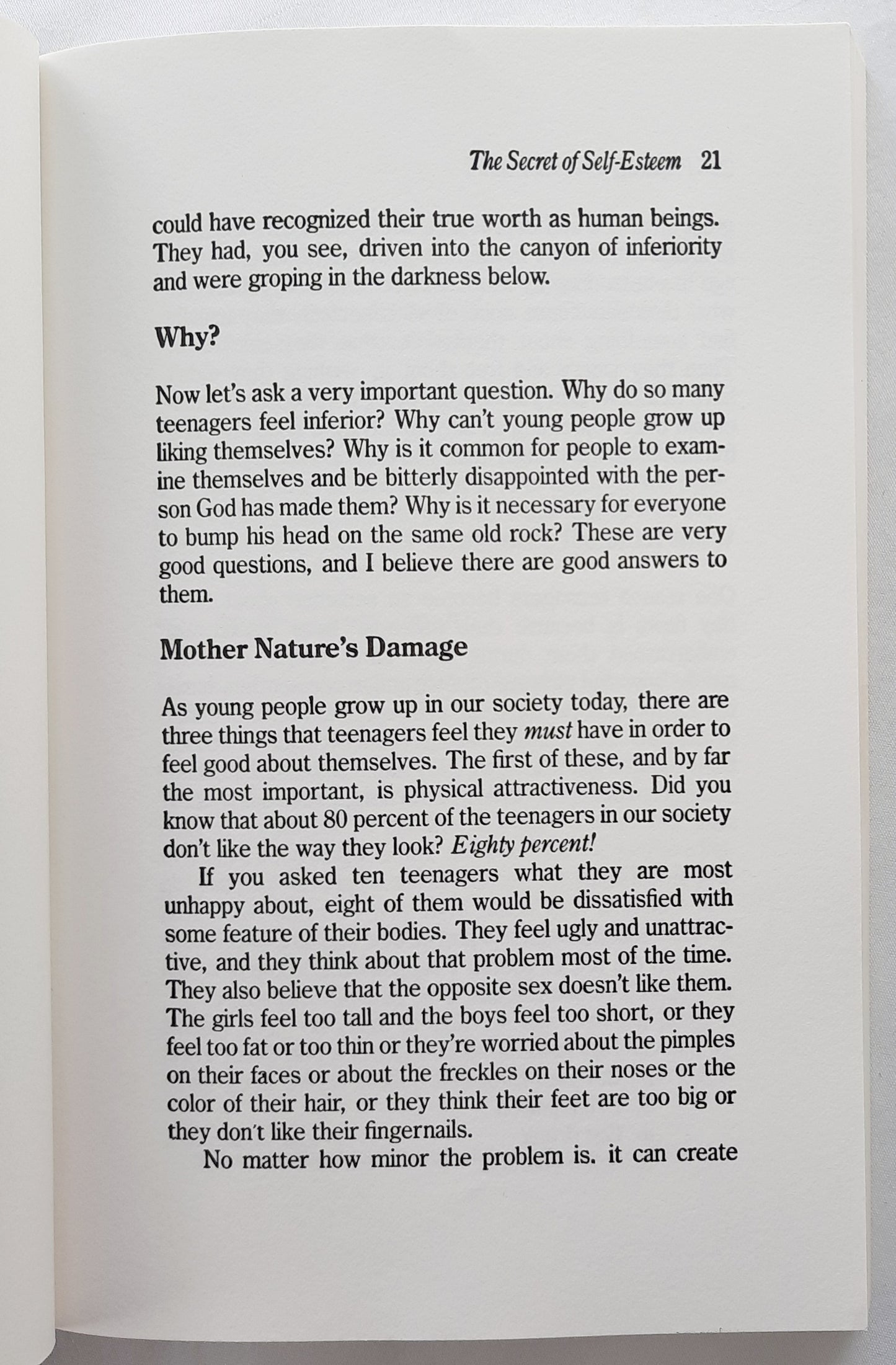 Preparing for Adolescence: How to Survive the Coming Years of Change by Dr. James Dobson (Very good, 1989, Pbk, 186 pages, Regal)