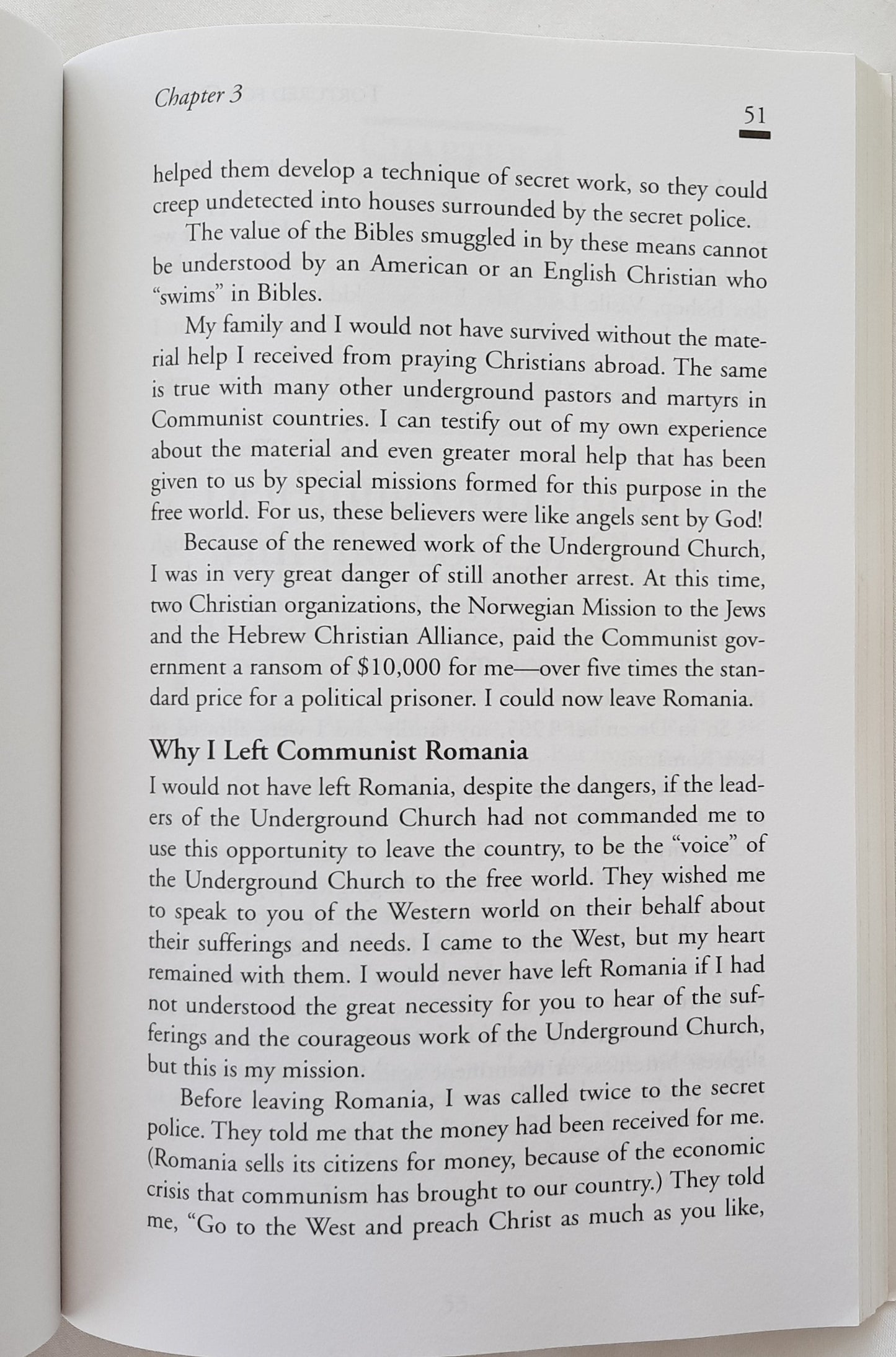 Tortured for Christ by Richard Wurmbrand (Good, 1998, Pbk, 170 pages, Living Sacrifice Book Co.)
