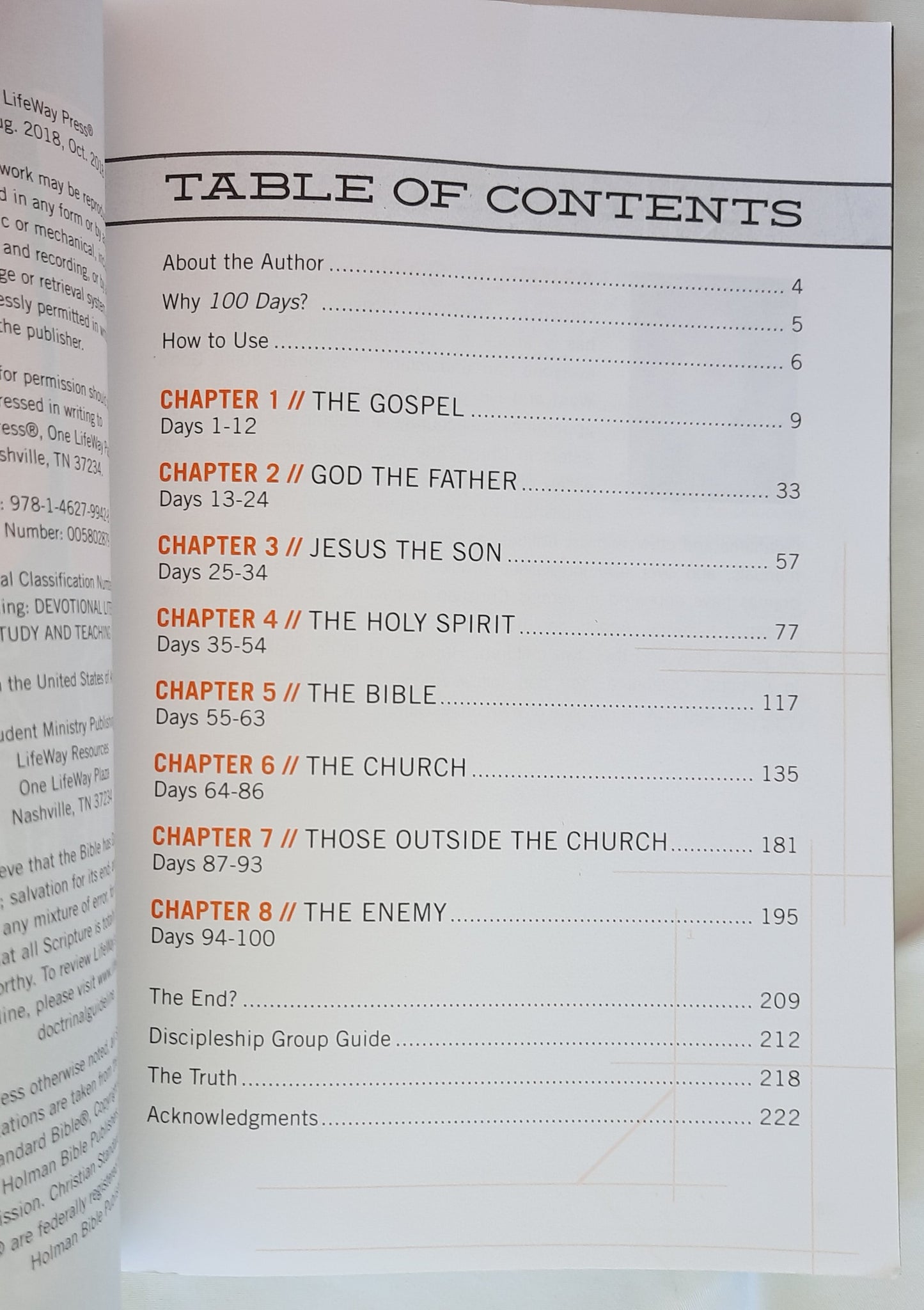 100 Days: The Glory Experiment by Angela Sanders (Very good, 2018, Pbk, 223 pages, LifeWay)