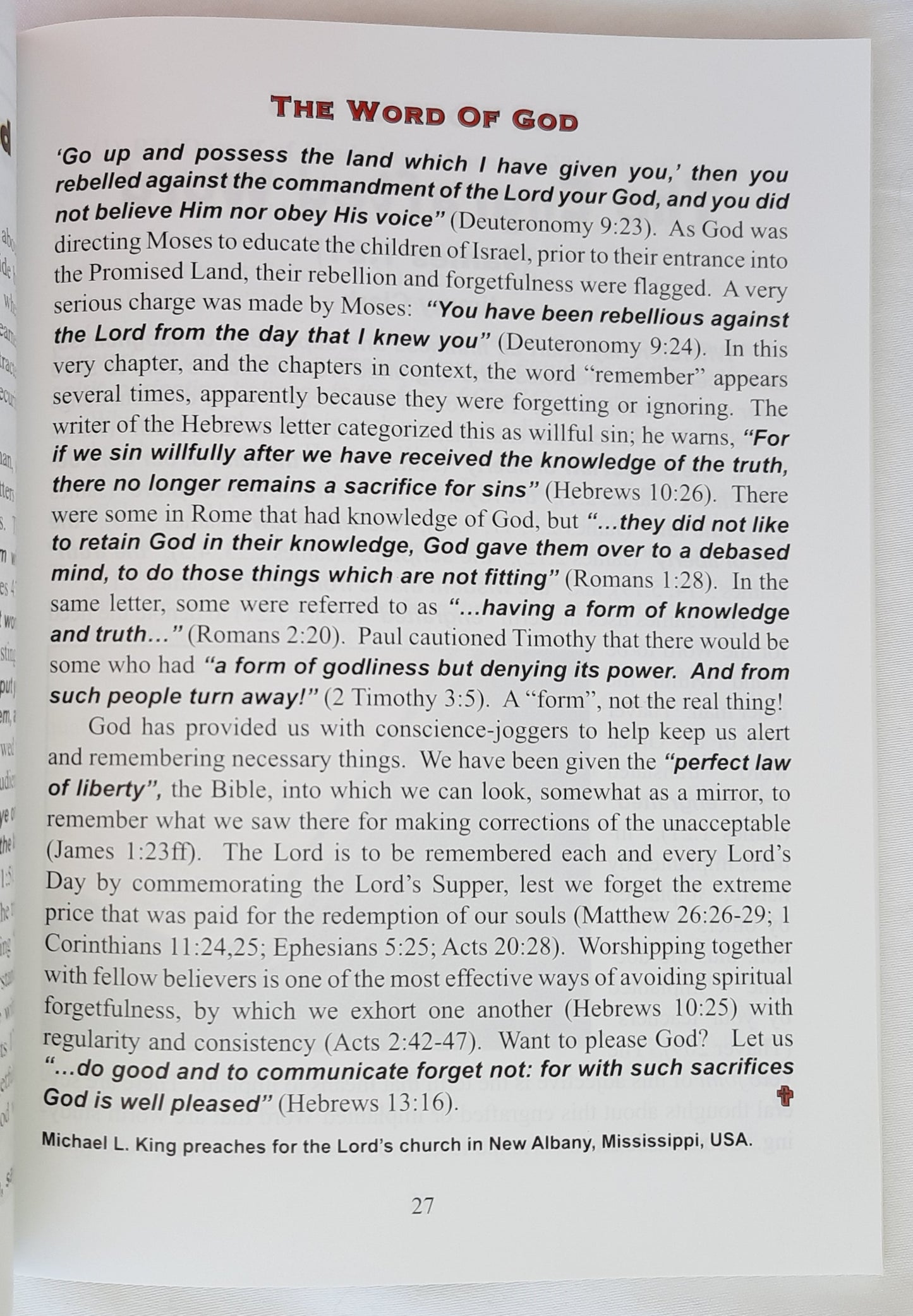The Voice of Truth International Volume 88 by World Evangelism (Very good, Pbk, 112 pages, Churches of Christ)
