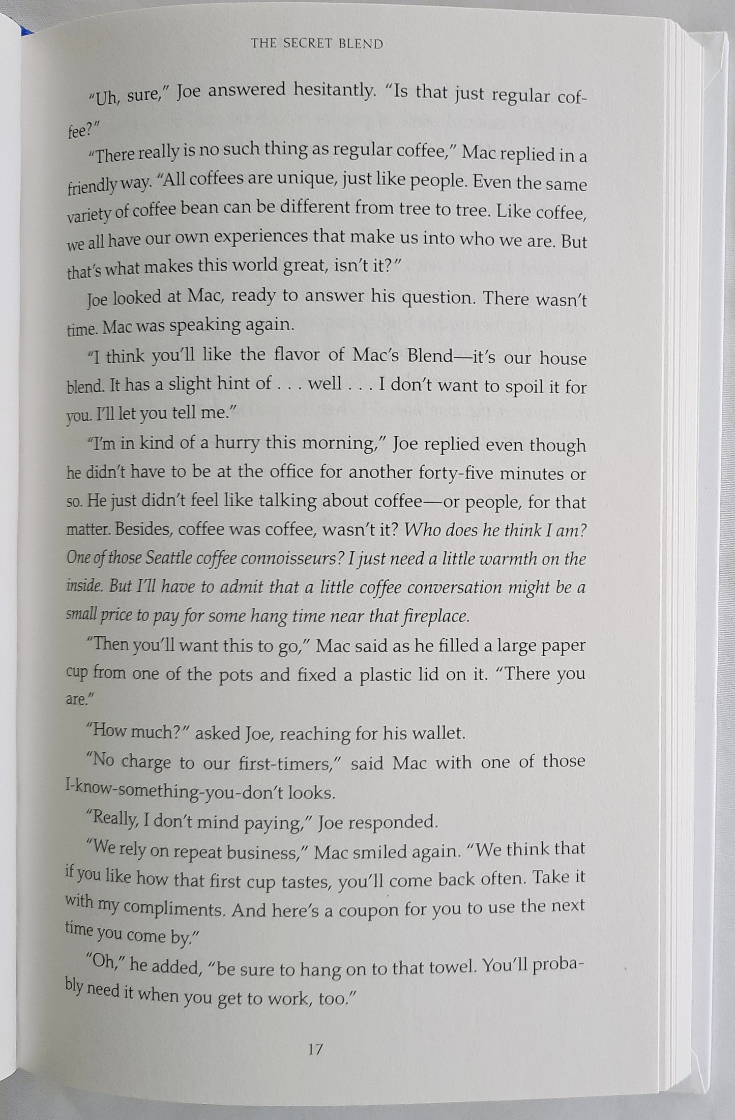The Secret Blend by Stan Toler (Good, 2014, HC, 160 pages, Beacon Hill Press)