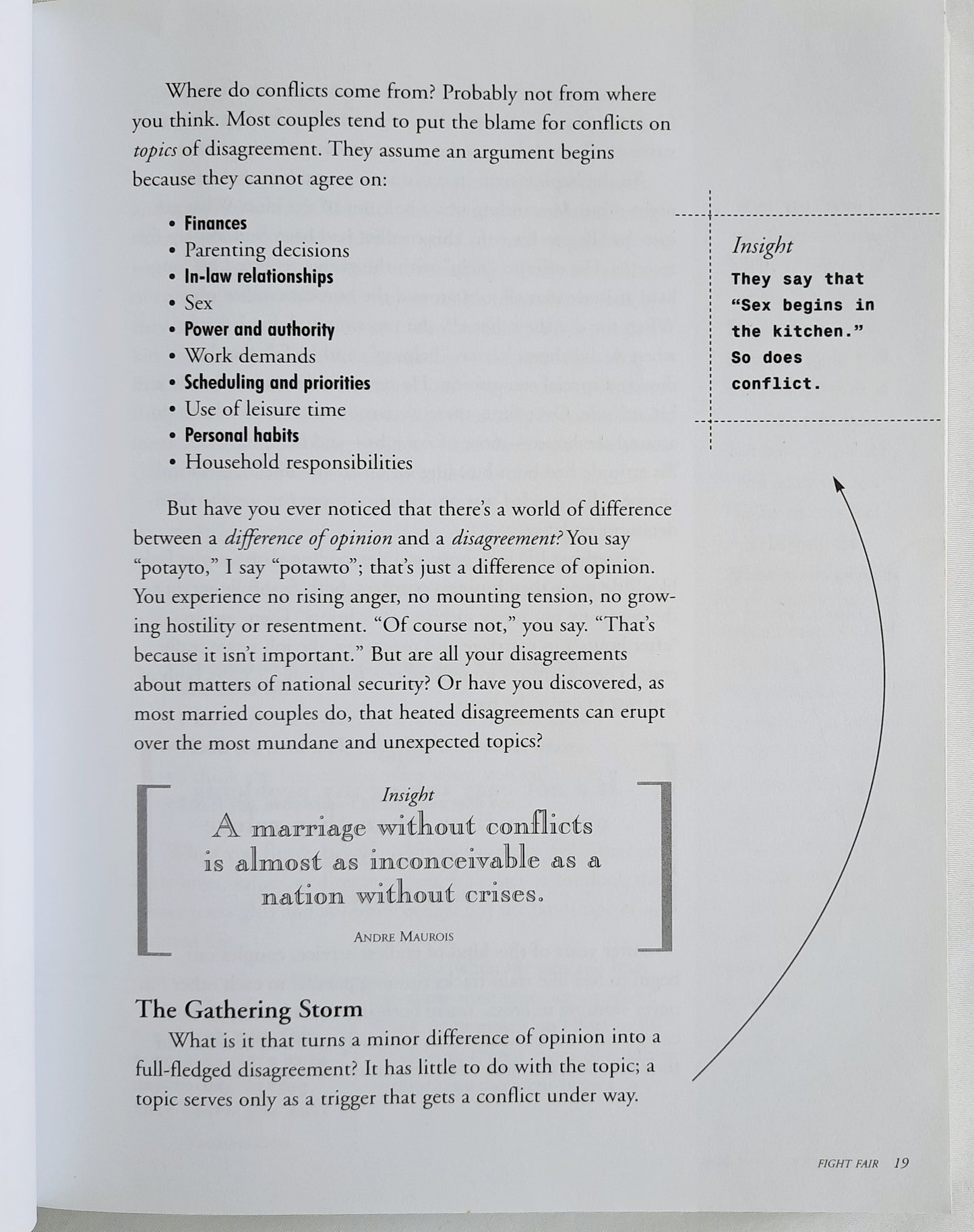 Fight Fair! Winning at Conflict Without Losing at Love by Tim & Joy Downs (Very good, 2003, Pbk, 179 pages, Moody)