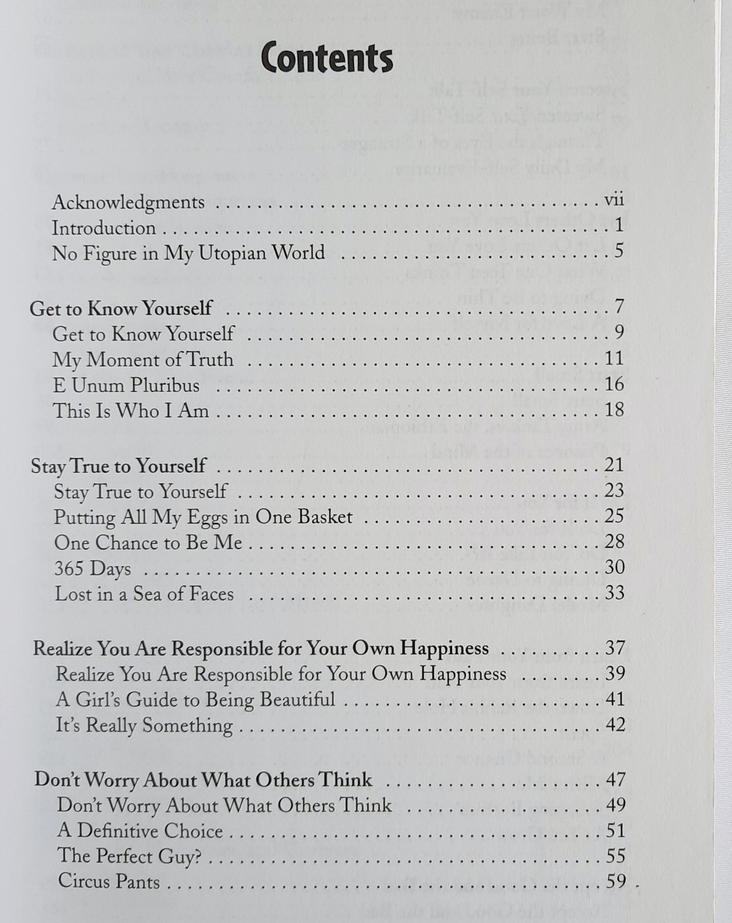 No Body's Perfect: Stories by Teens About Body Image, Self-Acceptance, and the Search for Identity by Kimberly Kirberger (Good, 2003, Pbk, 291 pages, Scholastic)