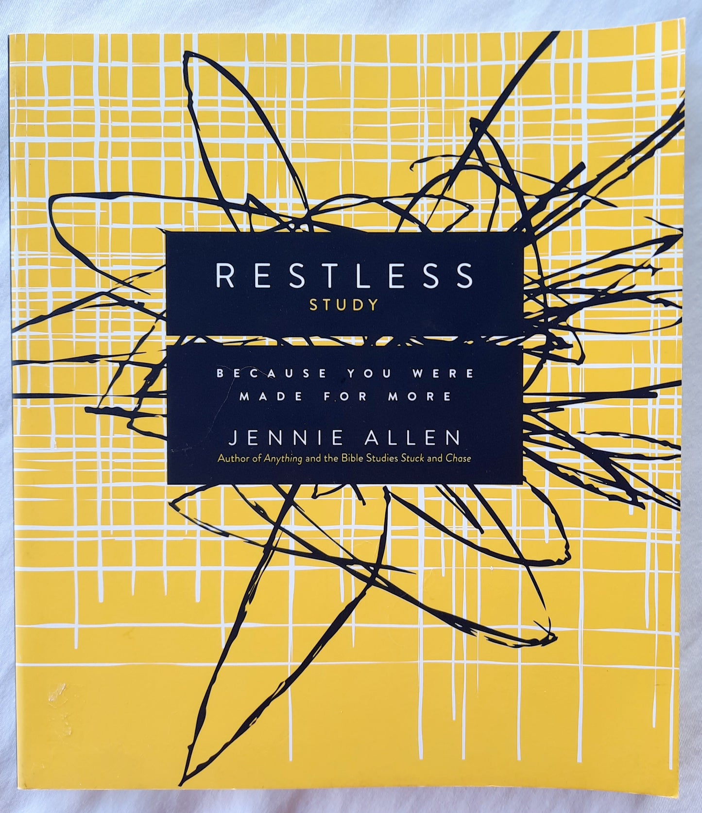 Restless Study: Because You Were Made for More by Jennie Allen (Like new, 2013, Pbk, 186 pages, W Publishing Group)