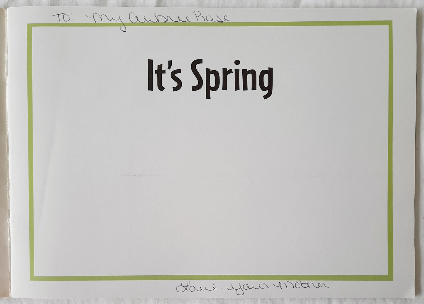 It's Spring by Jimmy Pickering (Very good, 2006, Paperback, 30 pages, Scholastic)
