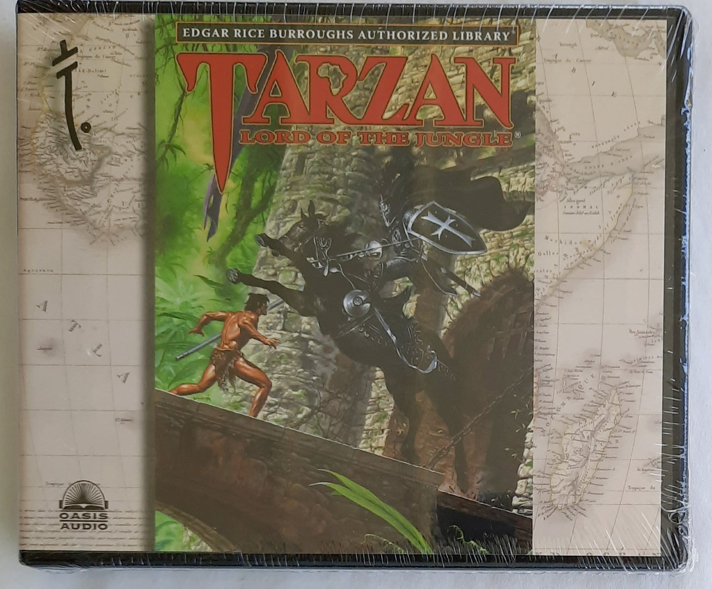 Tarzan: Lord of the Jungle Audiobook CD by Edgar Rice Burroughs (New, 2021, 8-CDs, Oasis Audio)