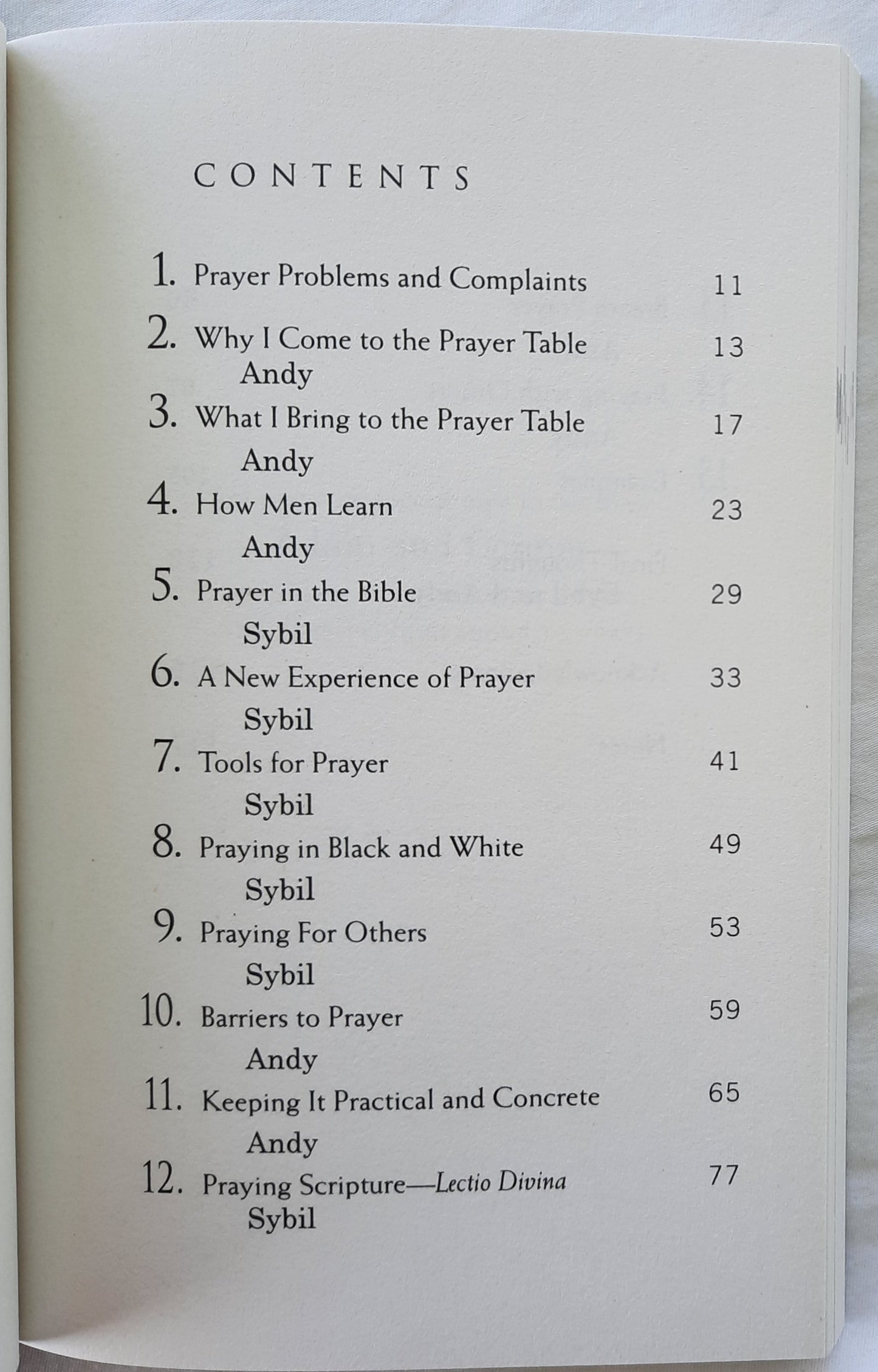 Praying in Black and White by Sybil & Andy MacBeth (New, 2011, Pbk, 118 pages, Paraclete Press)