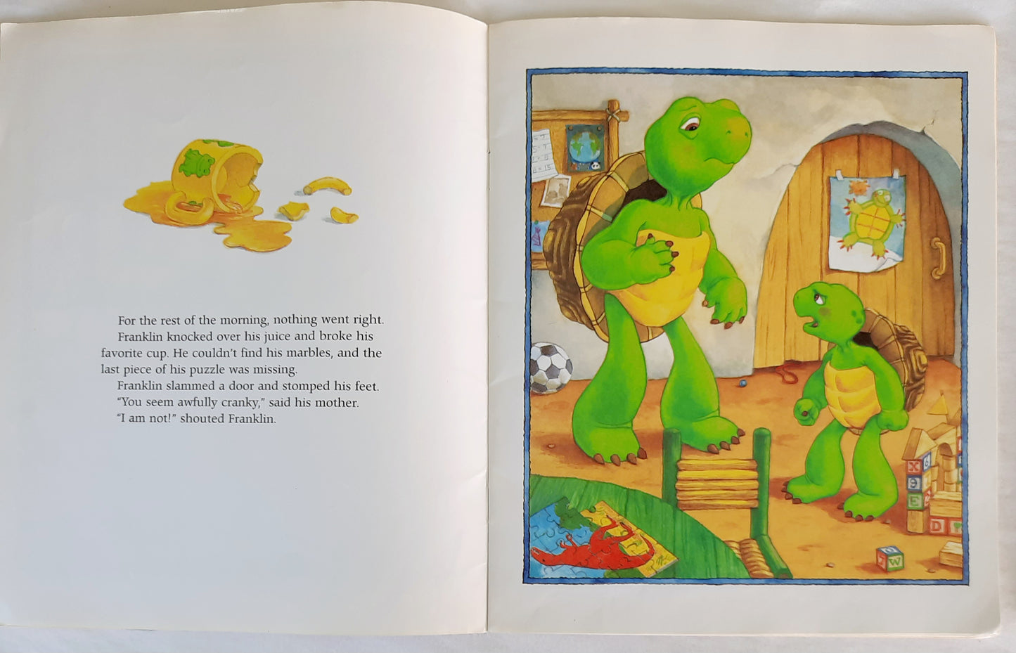 Franklin's Bad Day by Paulette Bourgeois (Very good, 1998, Pbk, 32 pages, Scholastic)
