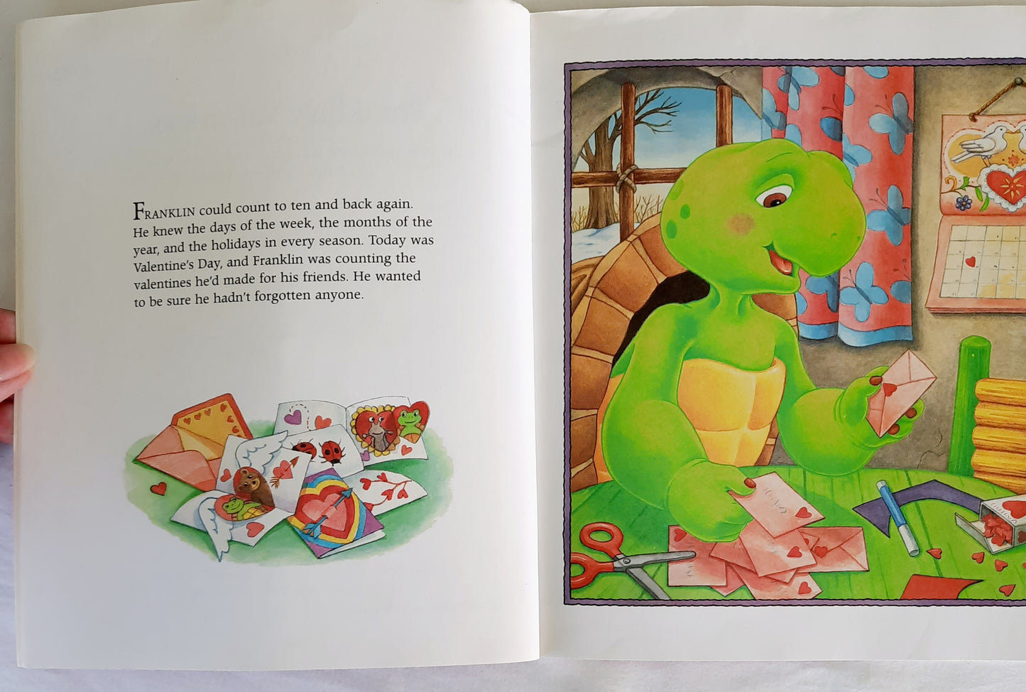 Franklin's Valentines by Paulette Bourgeois (Good, 1999, Pbk, 32 pages, Scholastic)