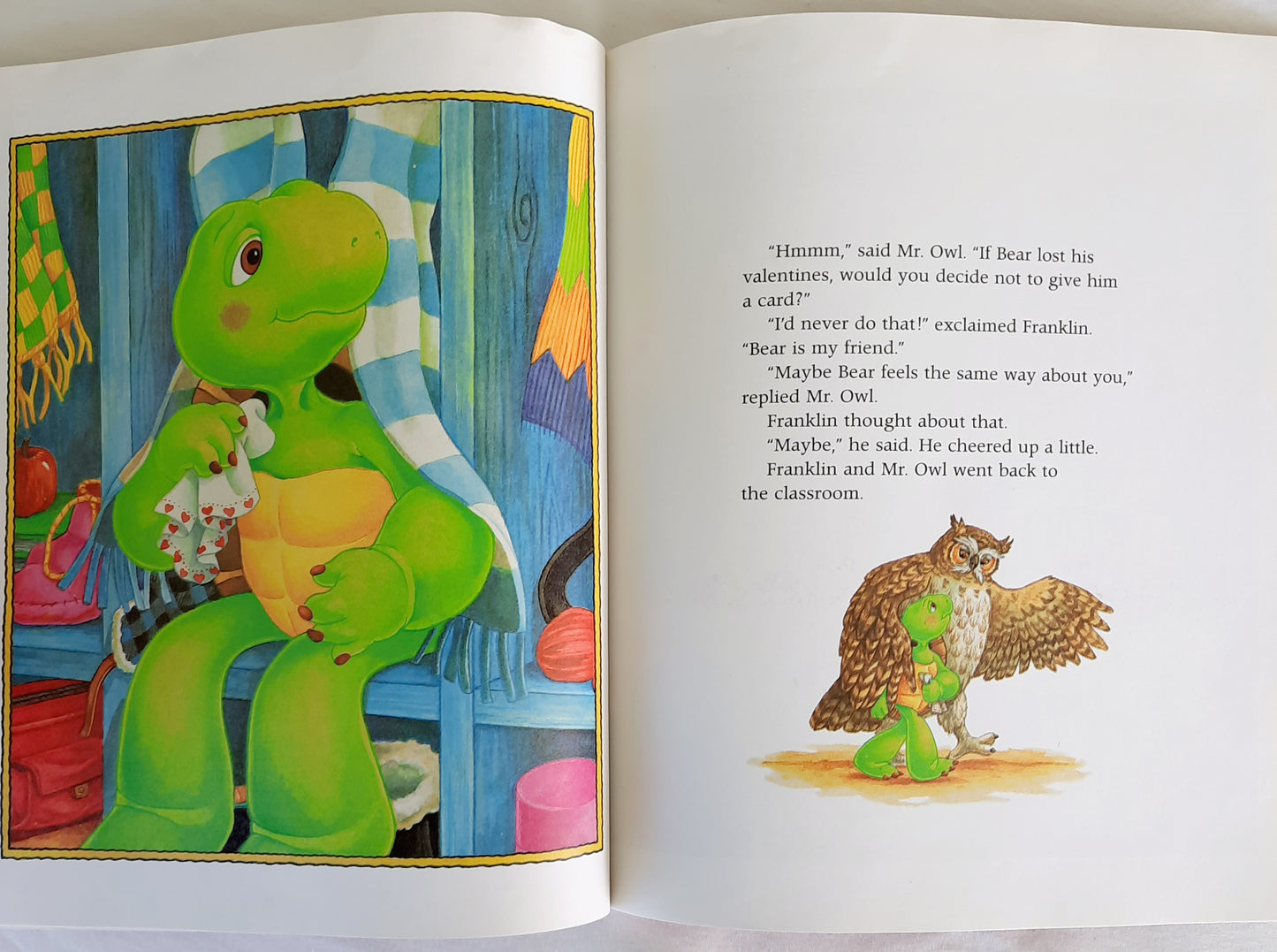 Franklin's Valentines by Paulette Bourgeois (Good, 1999, Pbk, 32 pages, Scholastic)