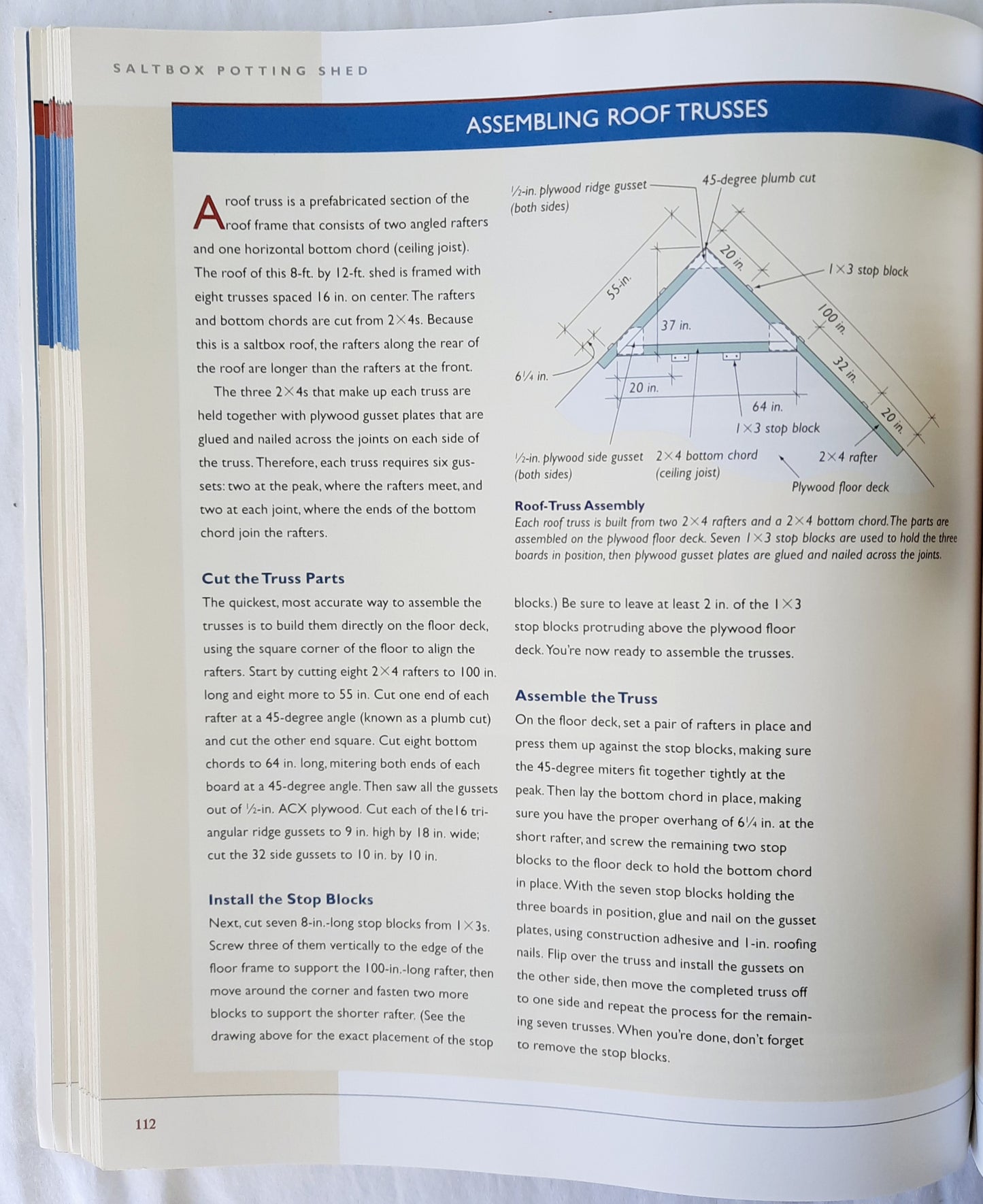 Build Like a Pro: Building a Shed by Joseph Truini (Very good, 2002, Pbk, 202 pages, The Taunton Press)