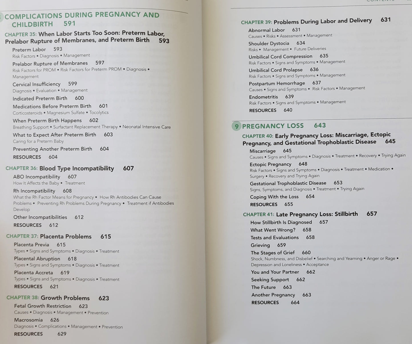 Your Pregnancy and Childbirth Month to Month 7th edition by ACOG (Like New, 2021, Pbk, 762 pages, American College of Obstetricians and Gynecologists)
