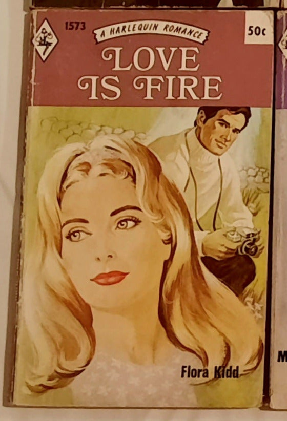 SET 6 Vintage Harlequin Romance Books: Doctor Robert Comes Around; Doctor in Corsica; My Heart Has Wings; Love Is Fire; Dr. Maitland's Secretary; South Island Stowaway (Good, Pbk)