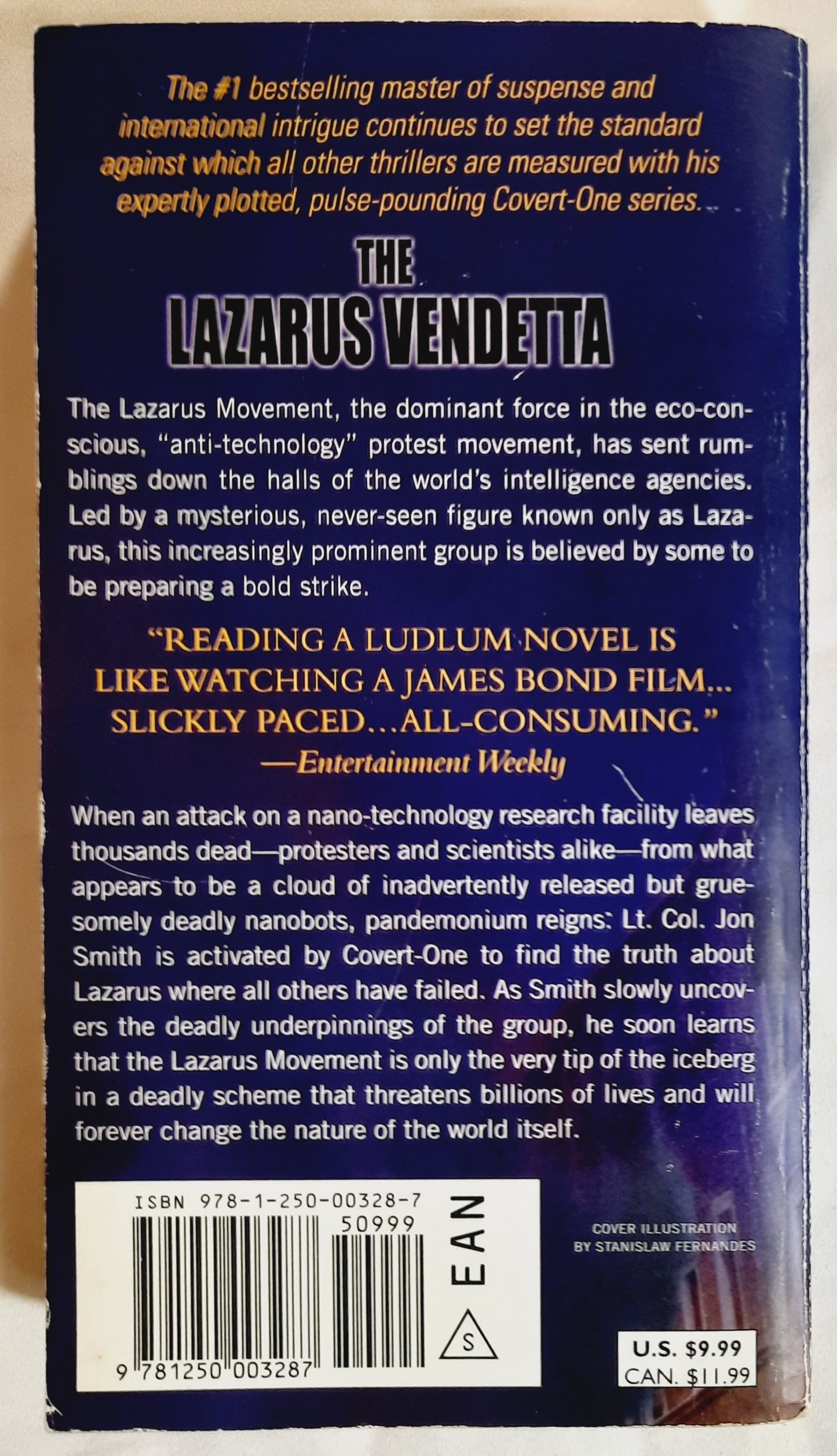The Lazarus Vendetta by Robert Ludlum (A Covert-One novel, Very Good, 2004, Pbk, 517 pages, St. Martin's Press)