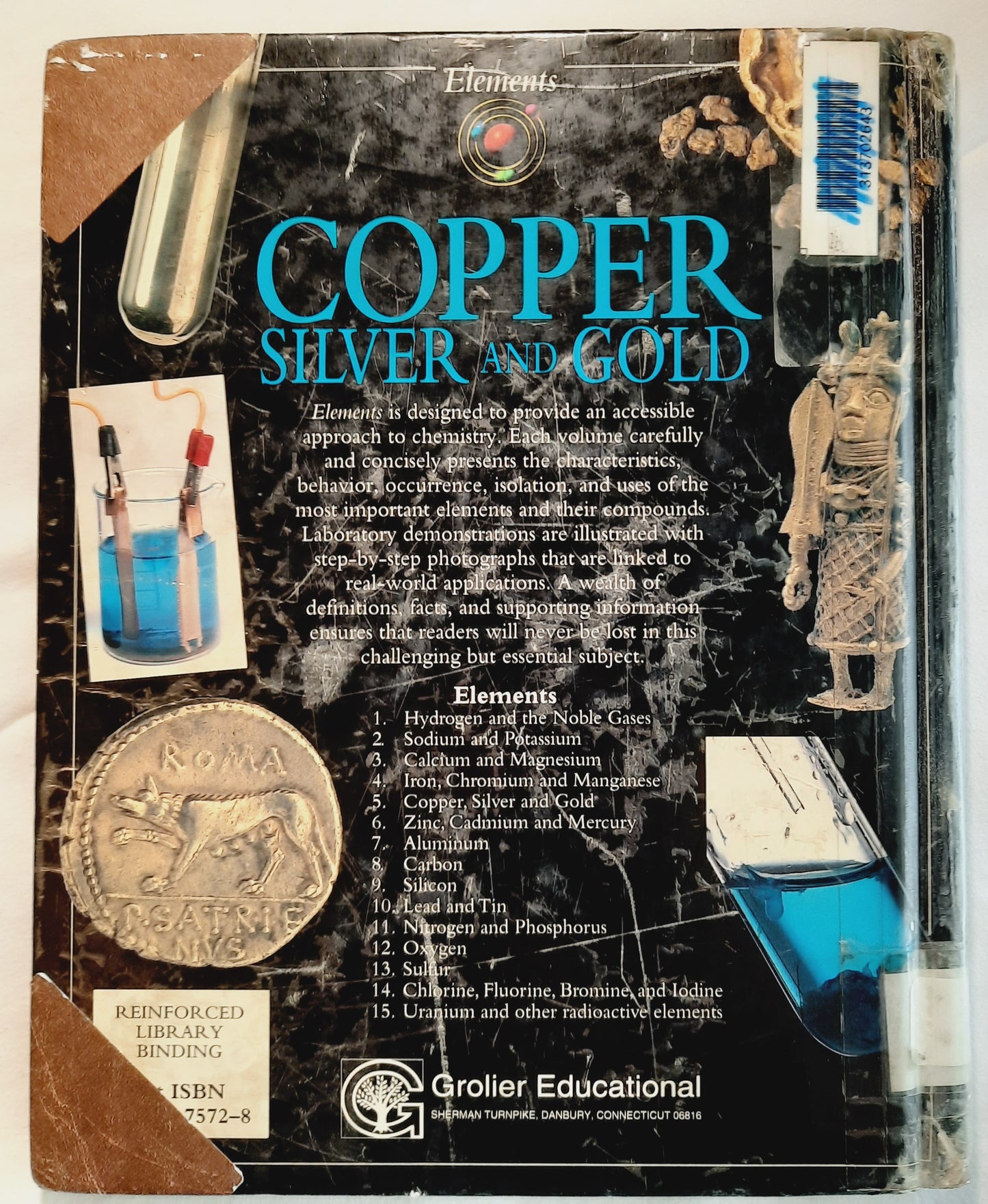 Elements: Copper, Silver and Gold by Brian Knapp (Good, 1996, HC, 56 pages, Grolier Educational)