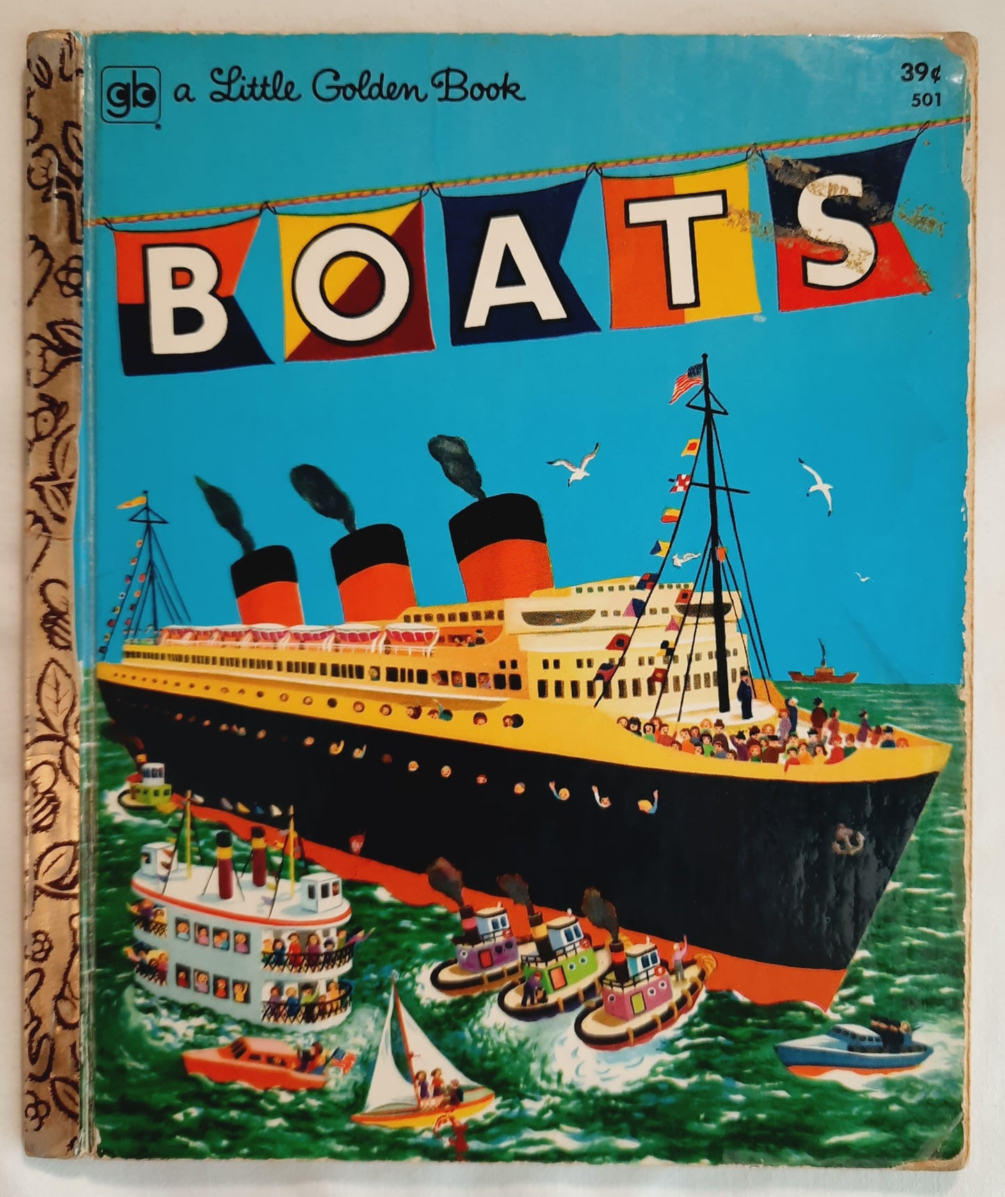 Boats by Ruth Mabee Lachman; Lenora & Herbert Combes (Good, 1972, HC, Golden Press)