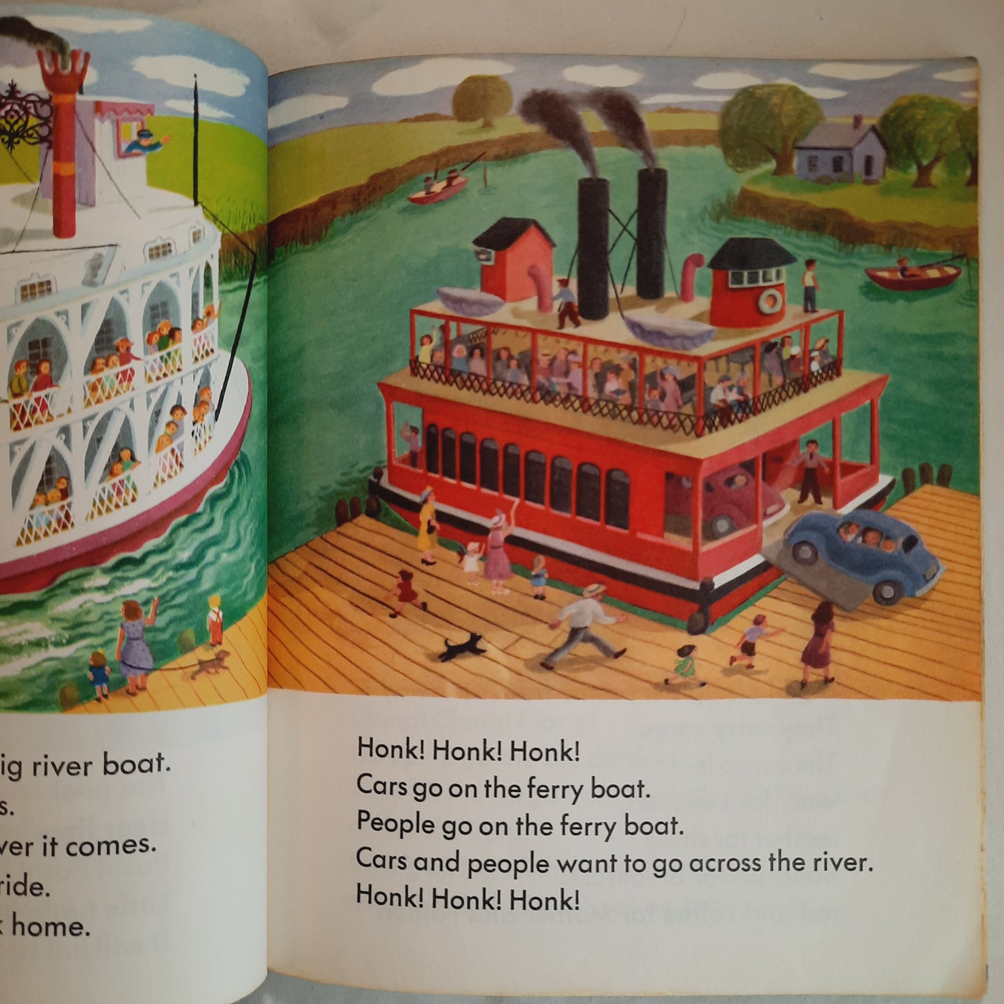 Boats by Ruth Mabee Lachman; Lenora & Herbert Combes (Good, 1972, HC, Golden Press)