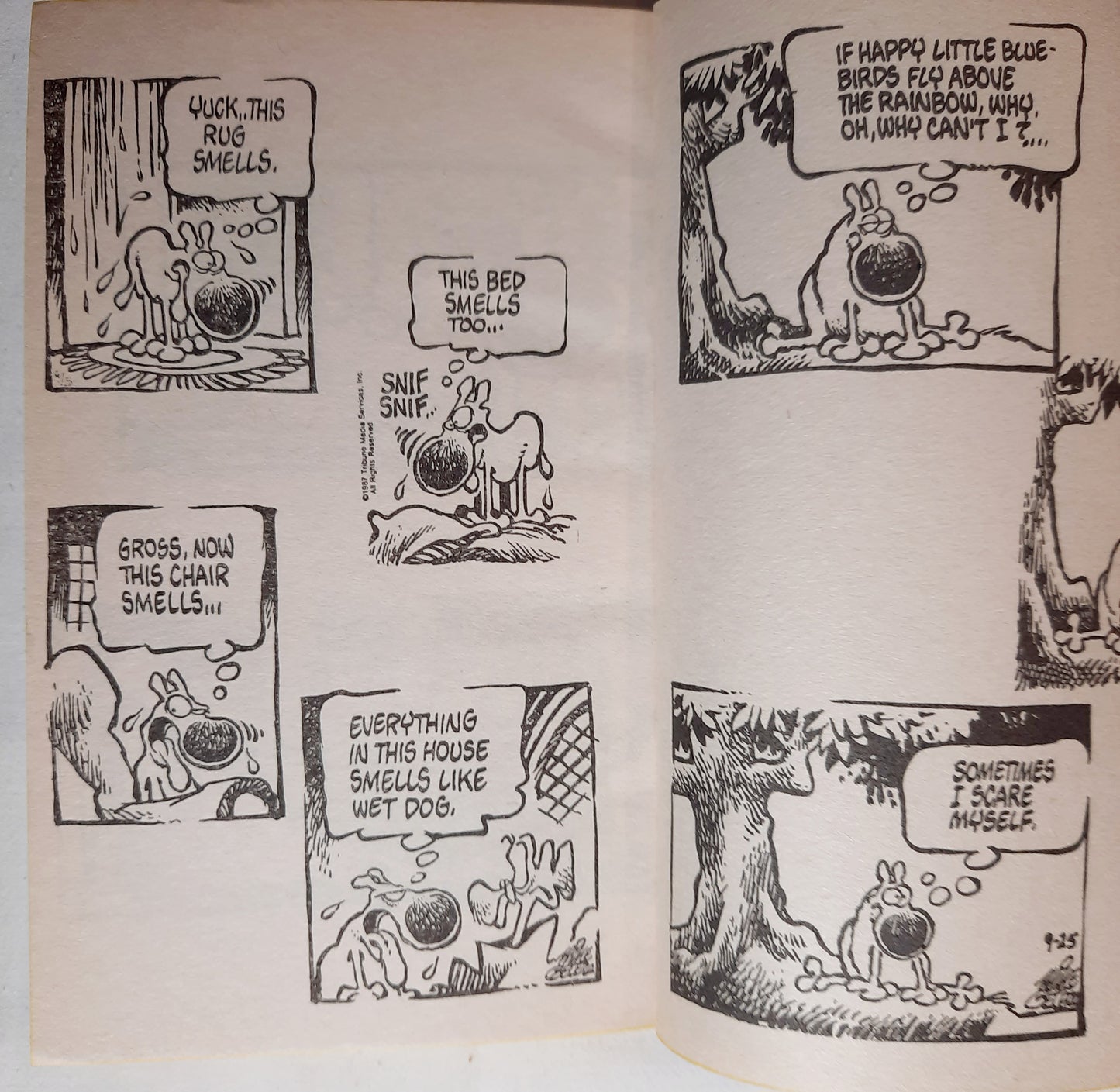 Grimmy: Bone in the U.S.A. by Mike Peters (Very Good, 1992, Pbk, Tom Doherty Associates)