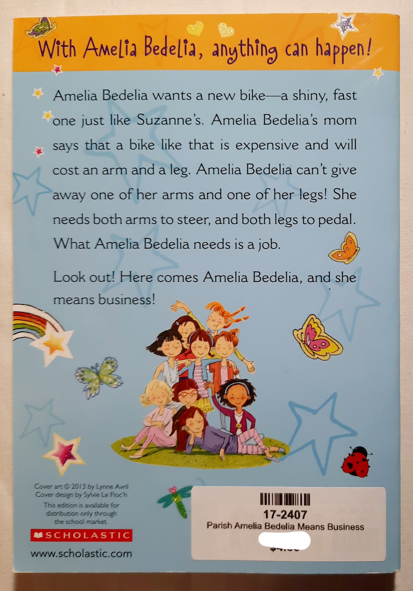 Amelia Bedelia Means Business #1 by Herman Parish (Like new, 2013, PBK, 160 pages, Scholastic)